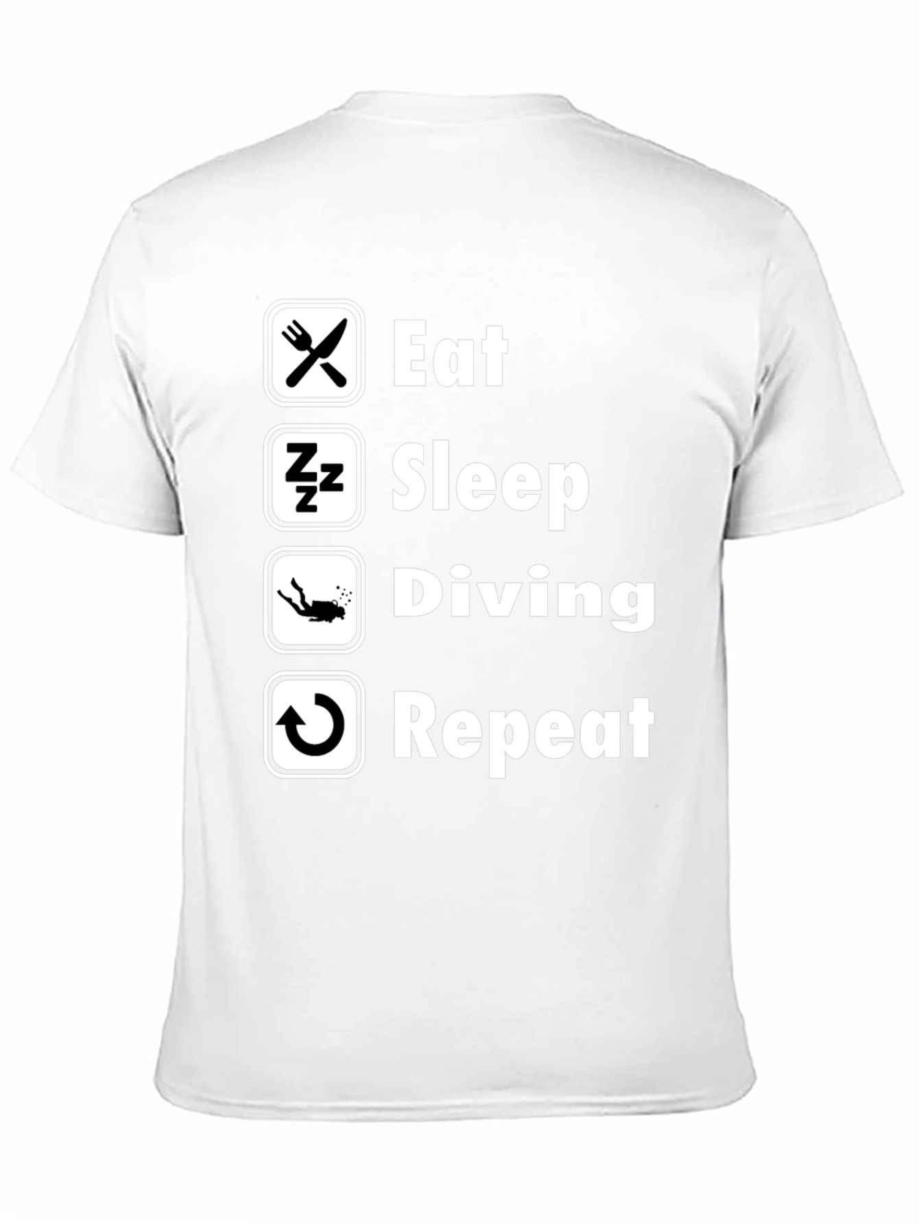 Eat Sleep Diving Repeat T-Shirt