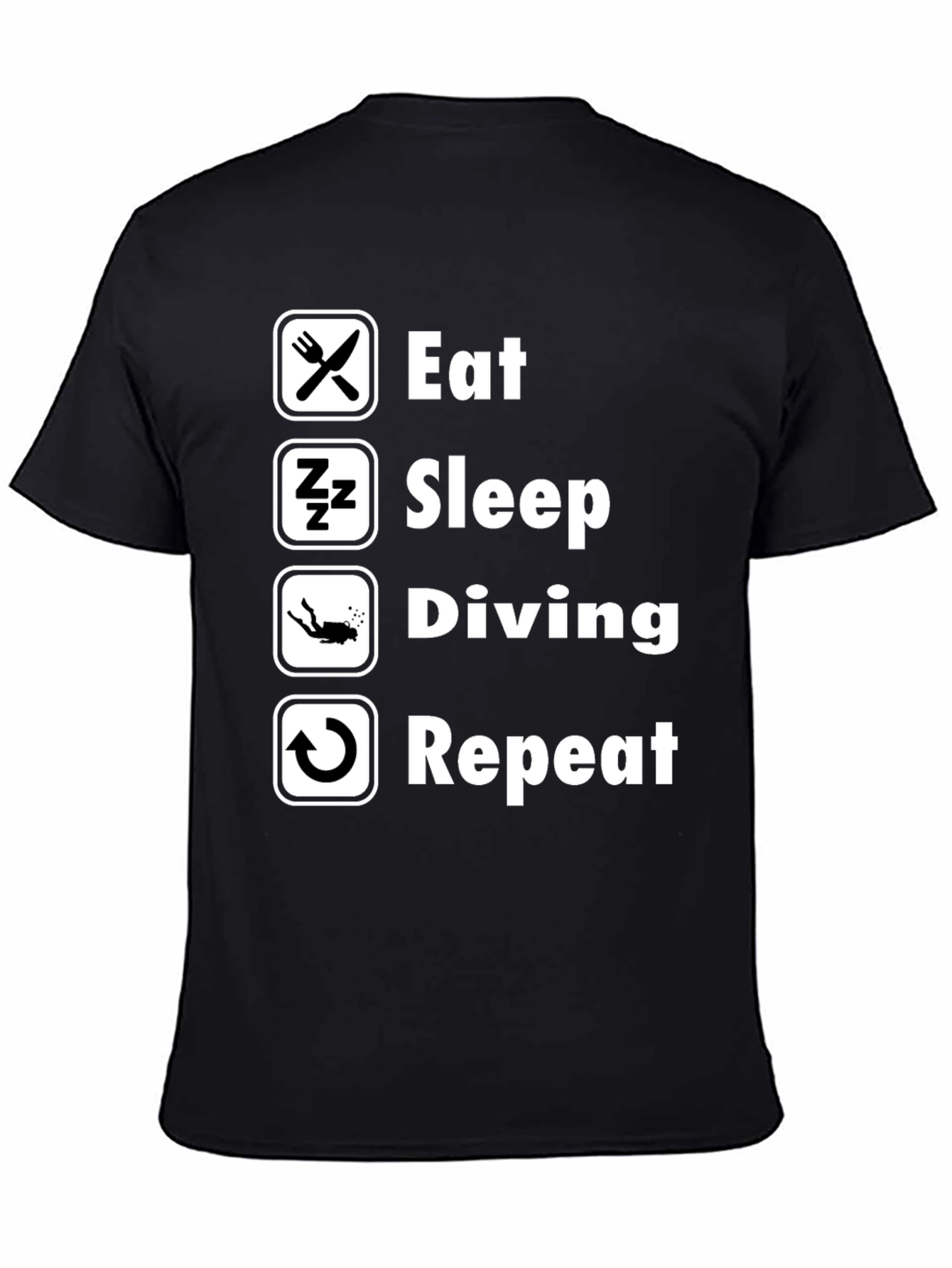 Eat Sleep Diving Repeat T-Shirt