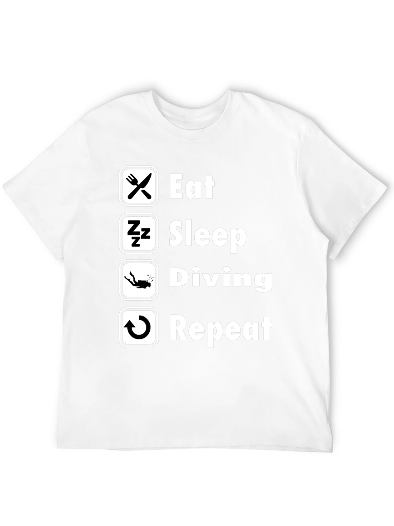 Eat Sleep Diving Repeat T-Shirt
