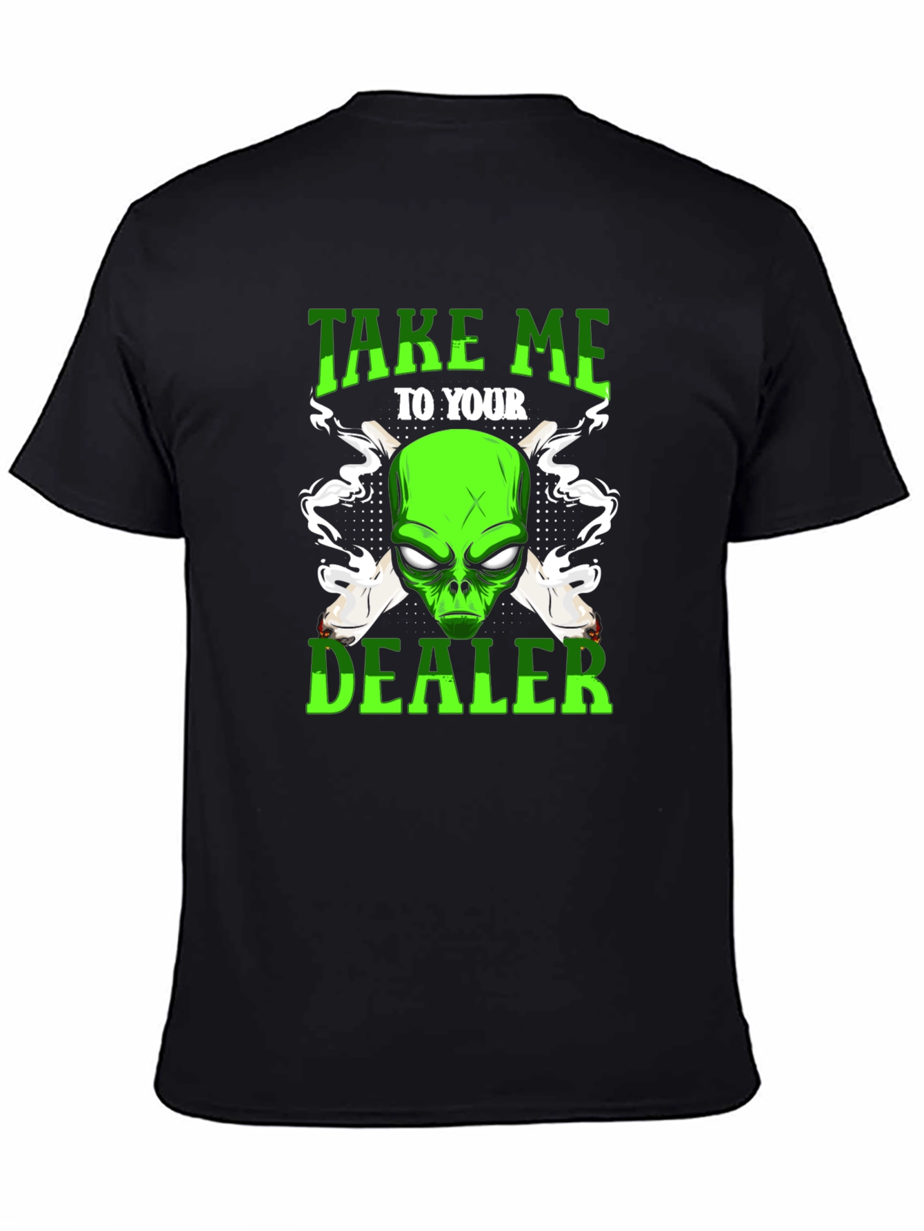 Alien Take Me To Your Dealer Graphic T-Shirt