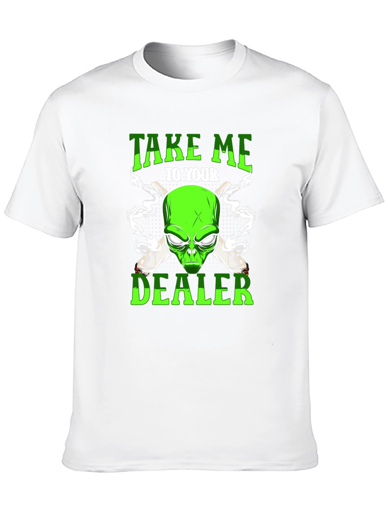Alien Take Me To Your Dealer Graphic T-Shirt