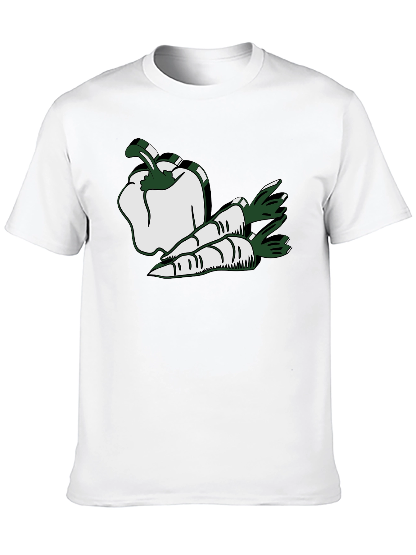 Veggie Graphic Tee - Pepper and Carrots
