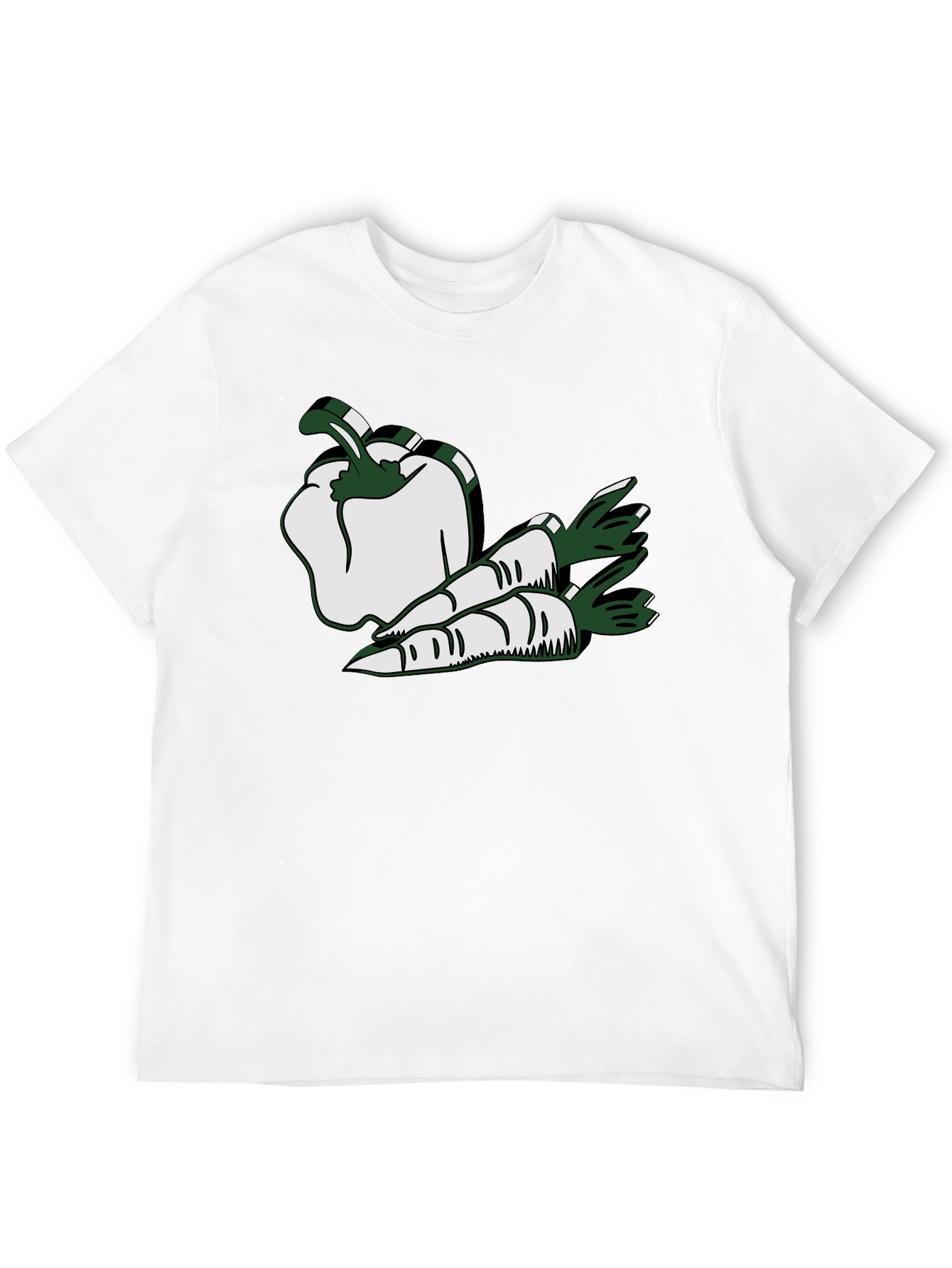 Veggie Graphic Tee - Pepper and Carrots