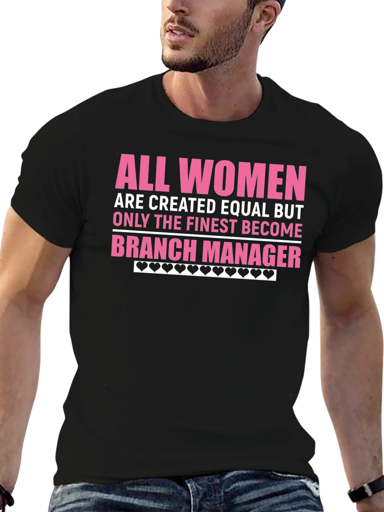 Finest Women Branch Manager Black T-Shirt