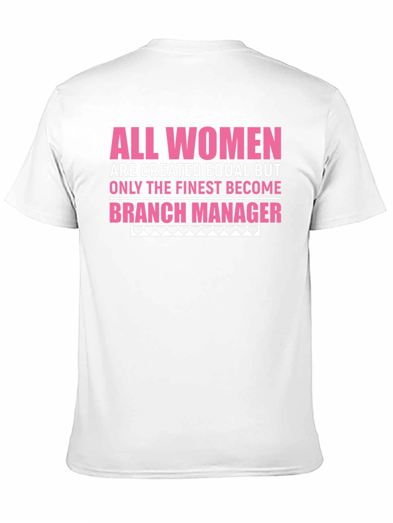Finest Women Branch Manager Black T-Shirt