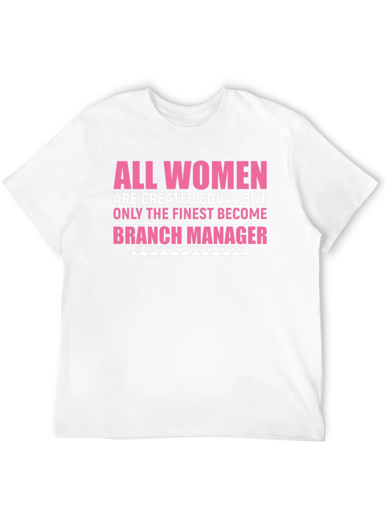 Finest Women Branch Manager Black T-Shirt