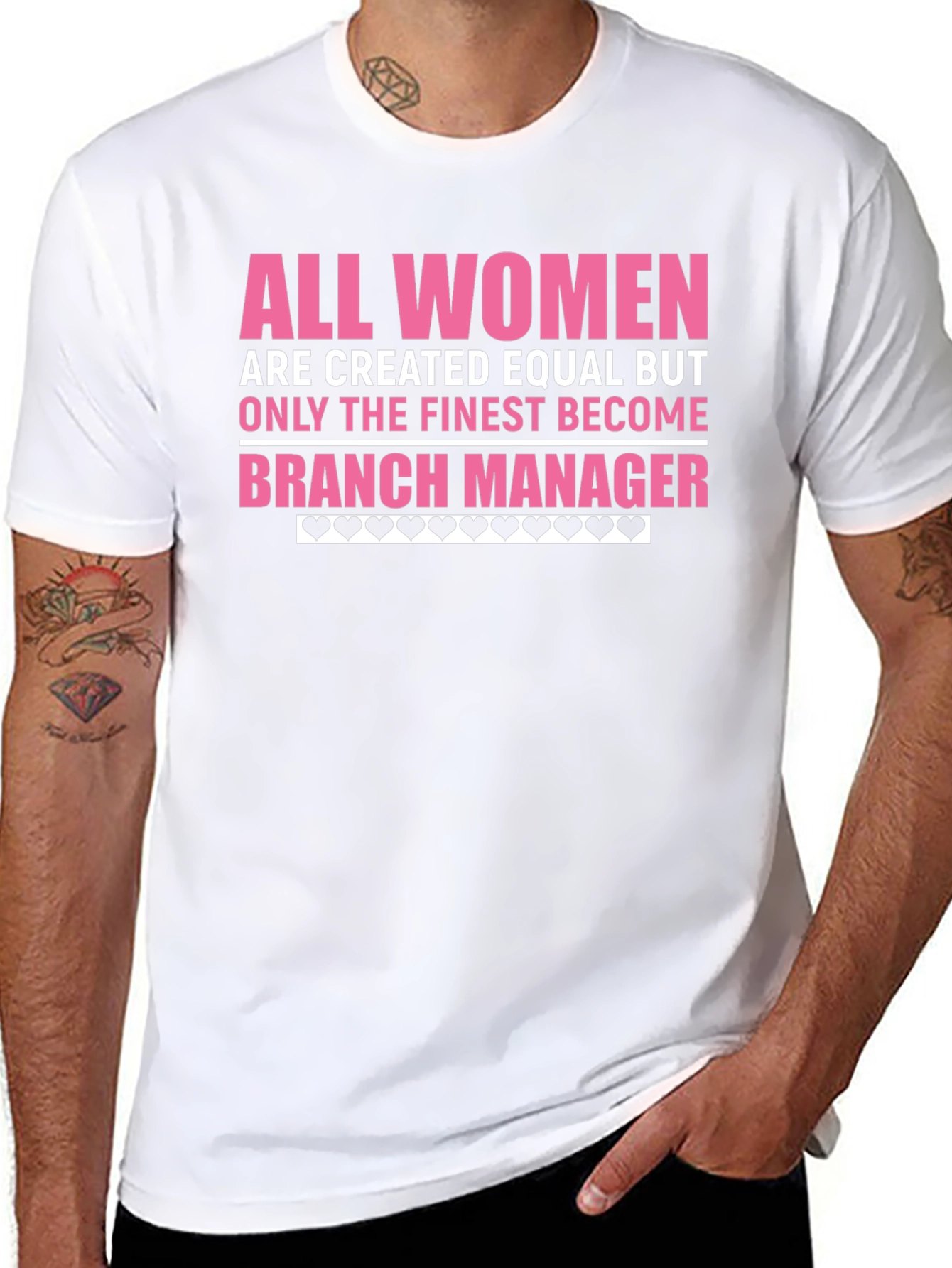 Finest Women Branch Manager Black T-Shirt