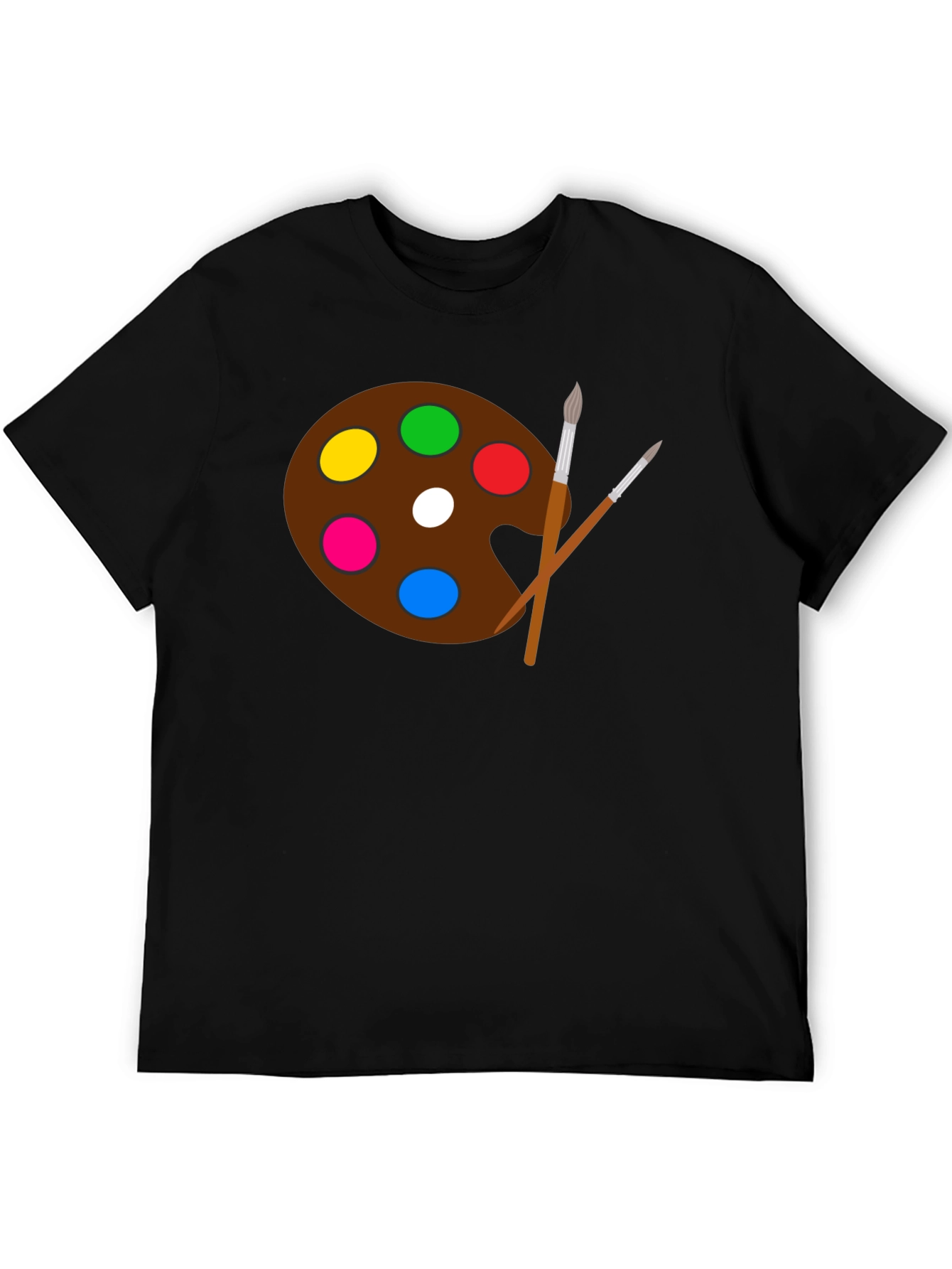 Painters Palette Graphic Tee - Artistic Style