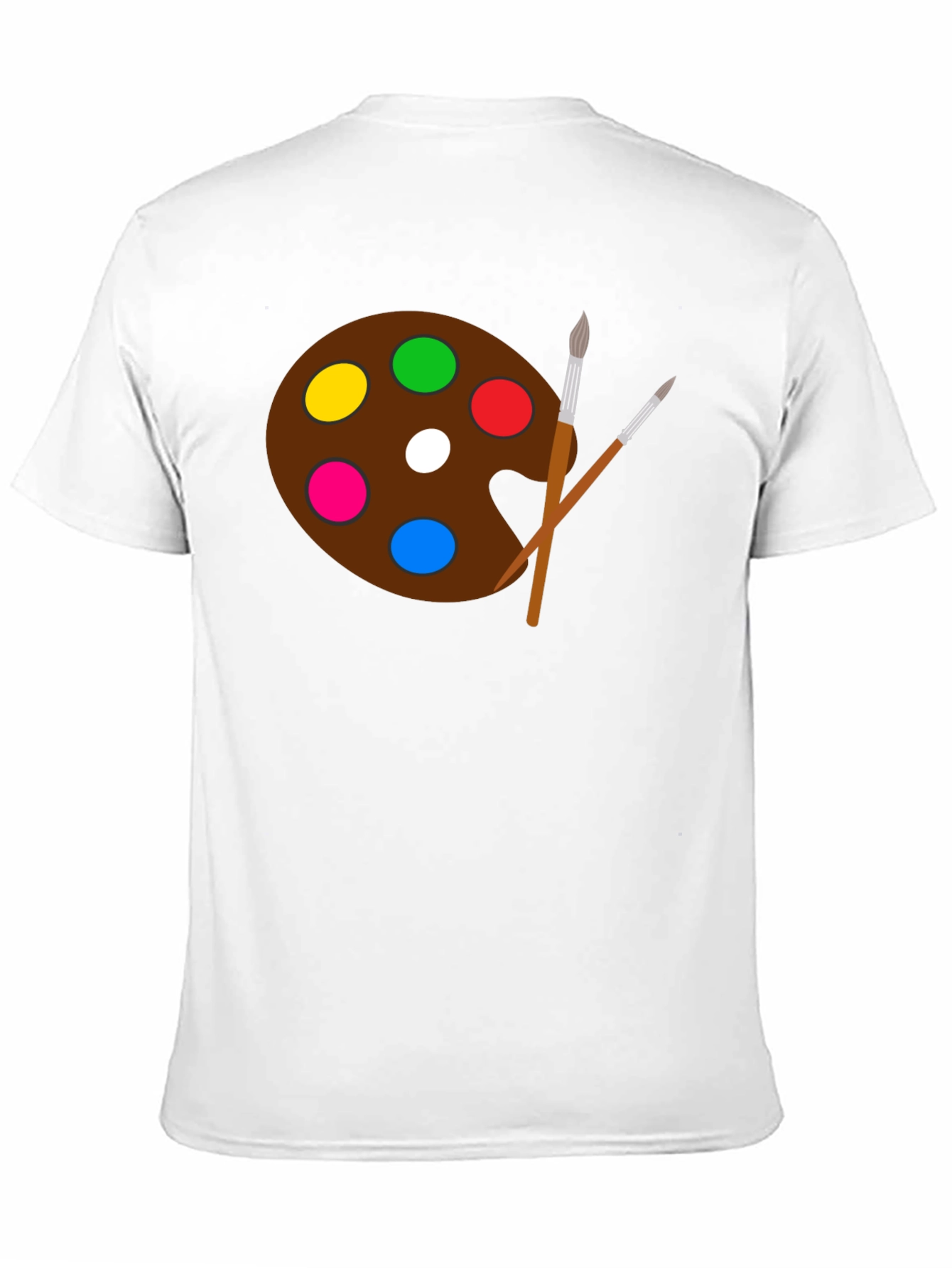 Painters Palette Graphic Tee - Artistic Style