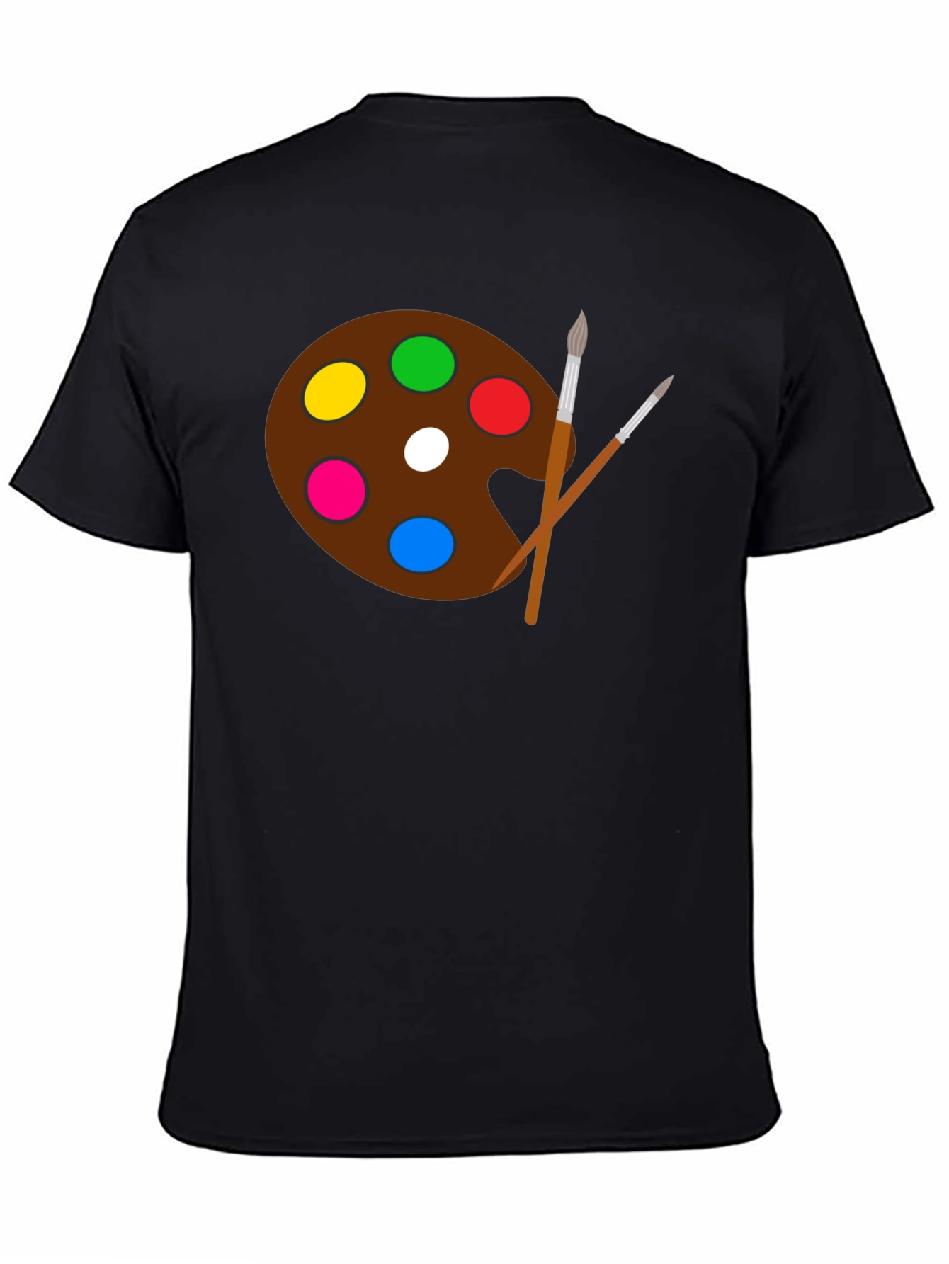 Painters Palette Graphic Tee - Artistic Style