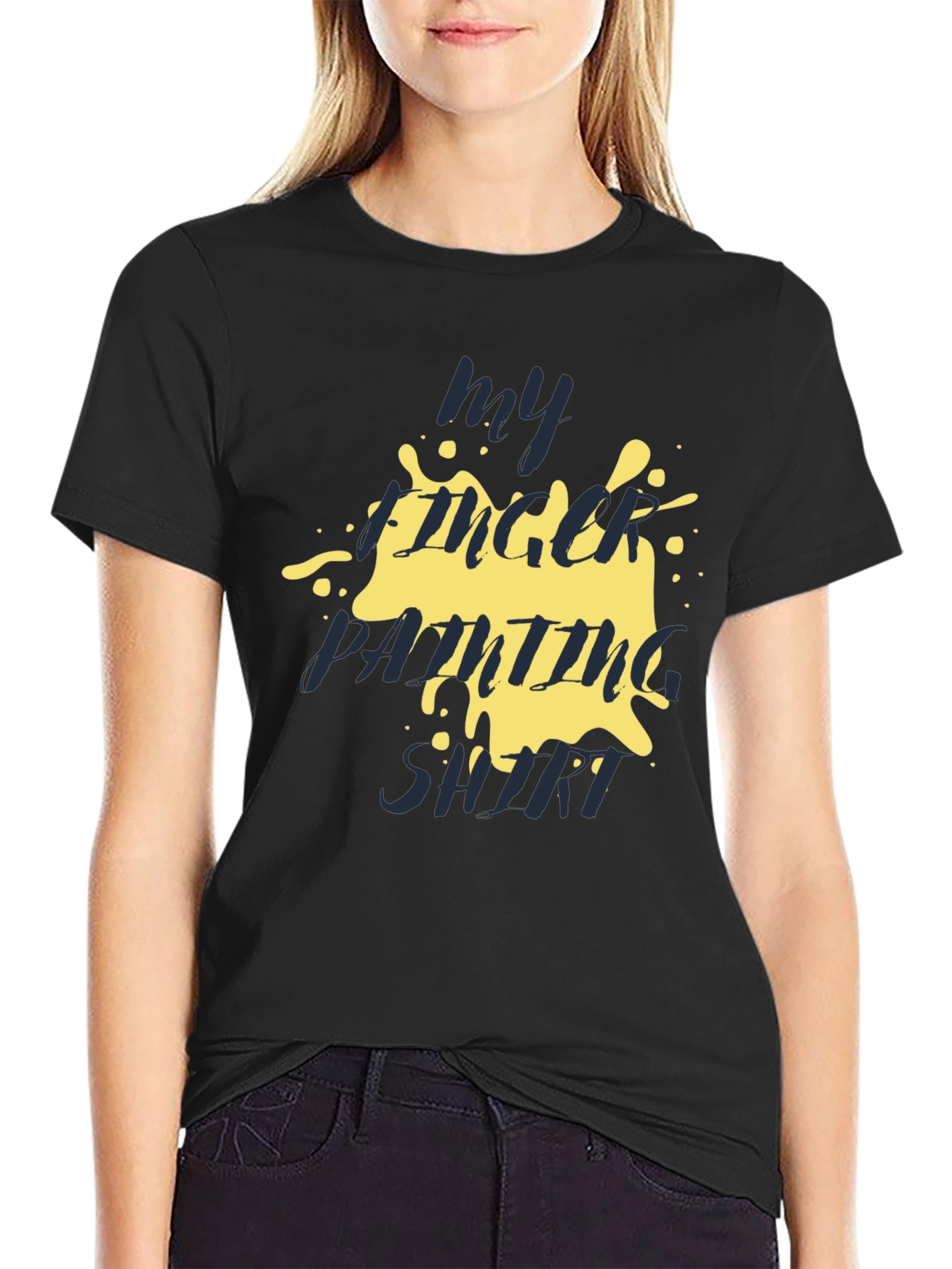 Finger Painting T-Shirt - Artistic Style