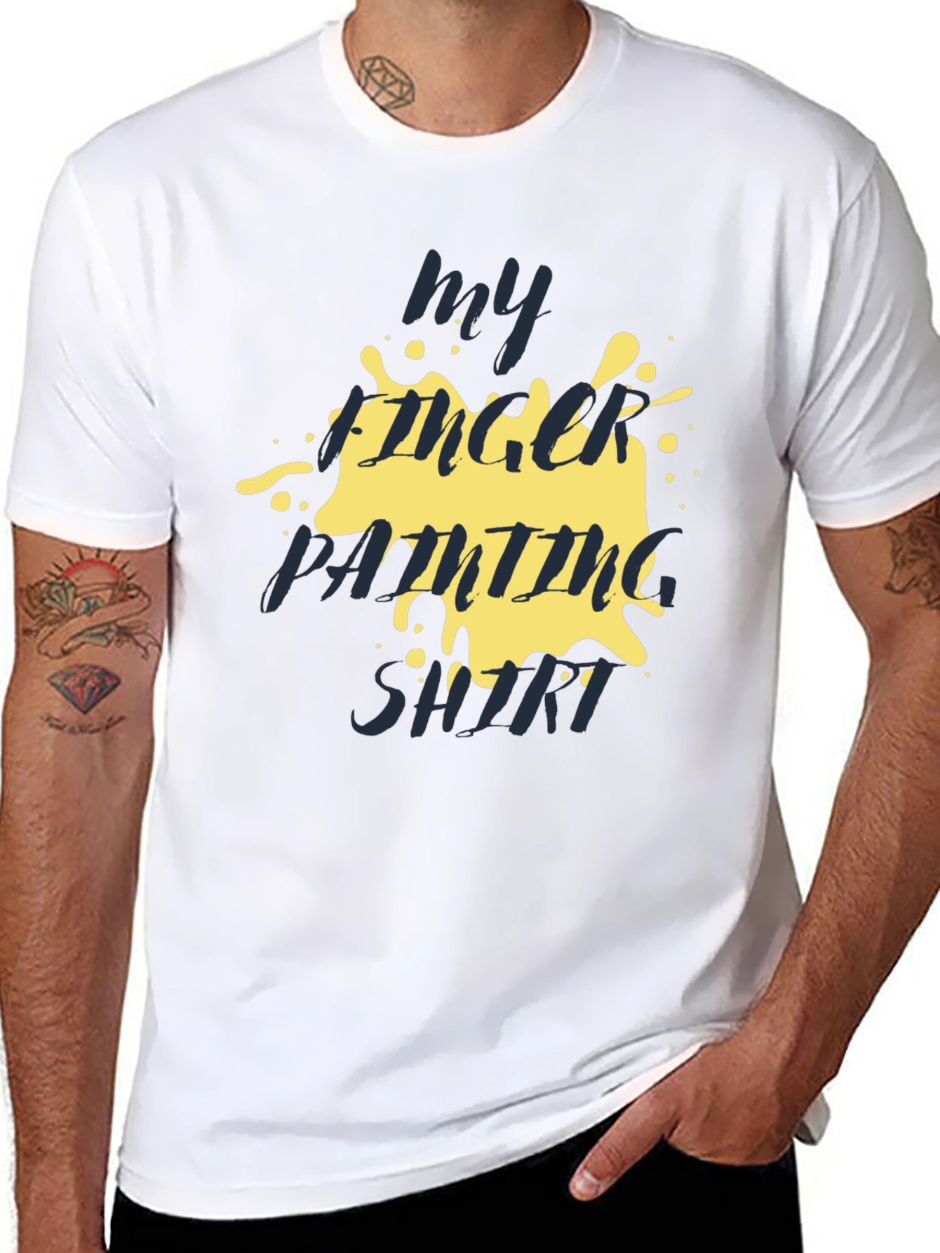 Finger Painting T-Shirt - Artistic Style