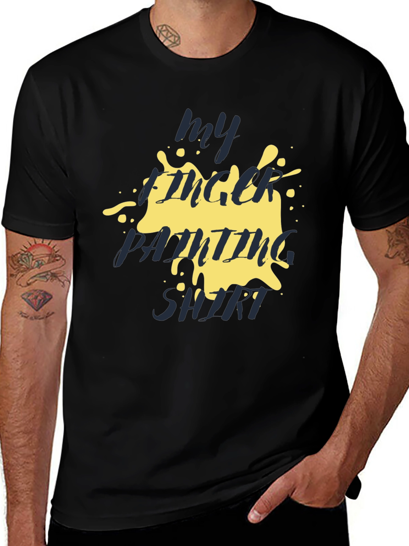 Finger Painting T-Shirt - Artistic Style