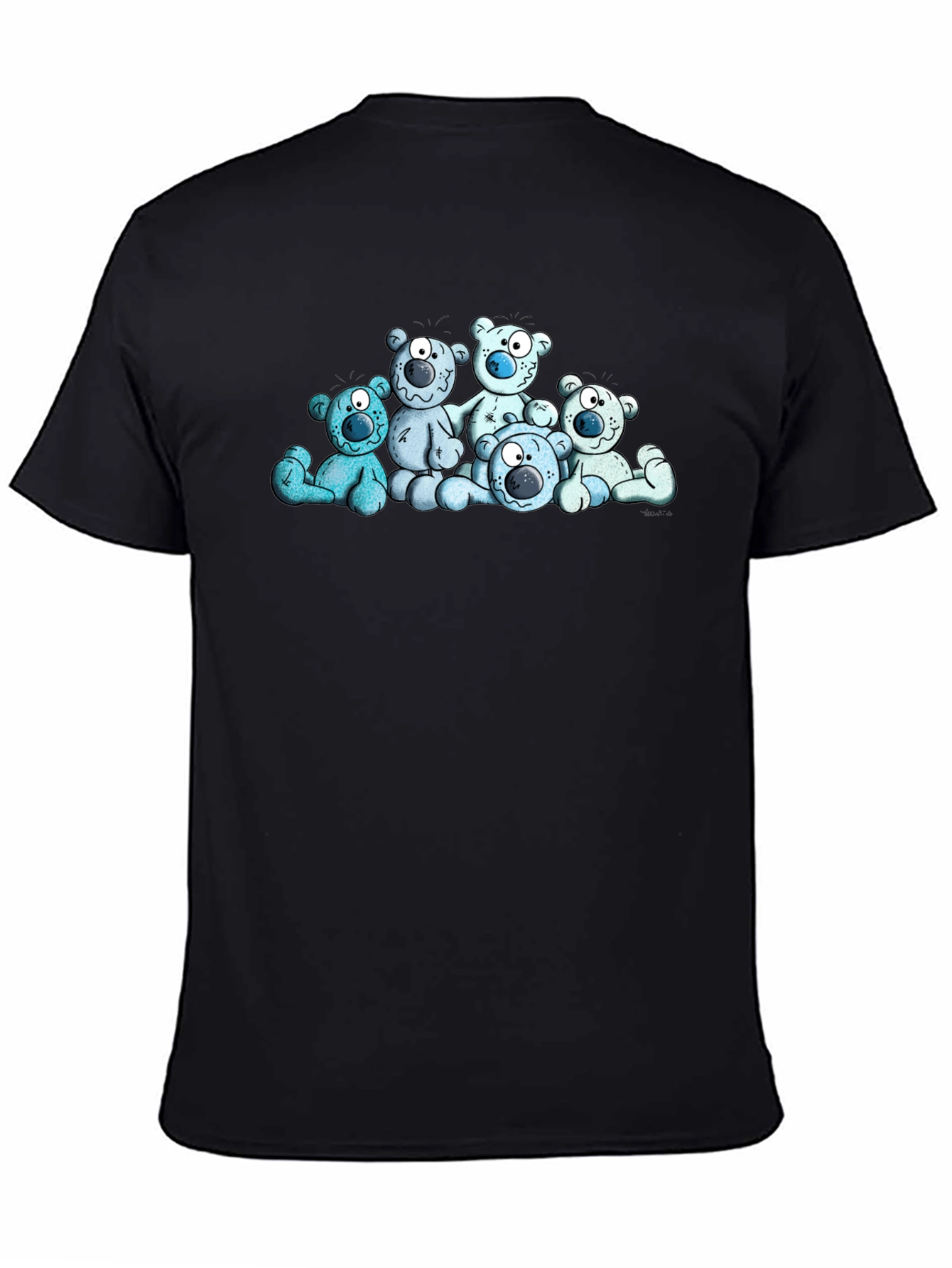 Cartoon Bear Graphic T-Shirt