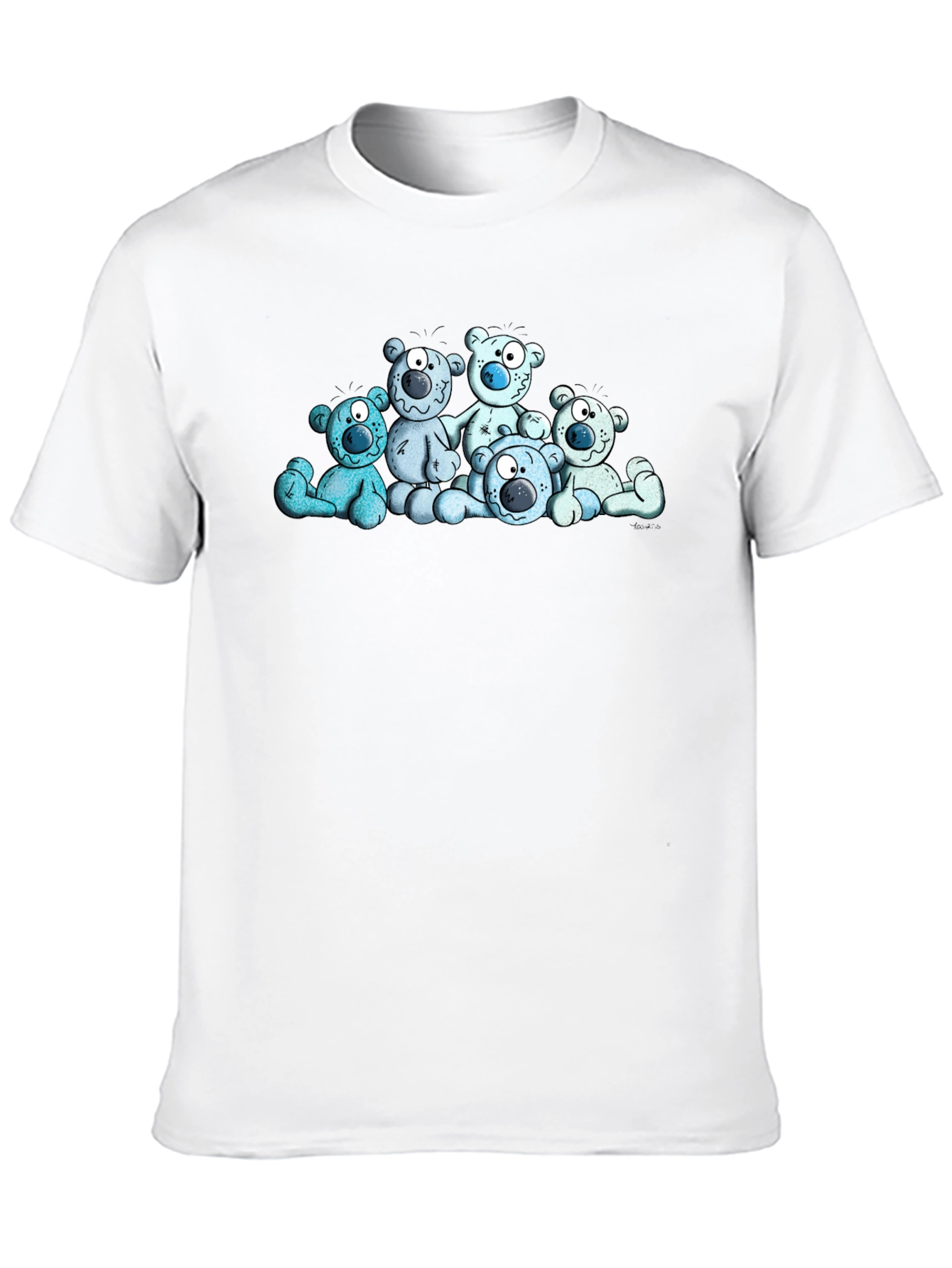 Cartoon Bear Graphic T-Shirt