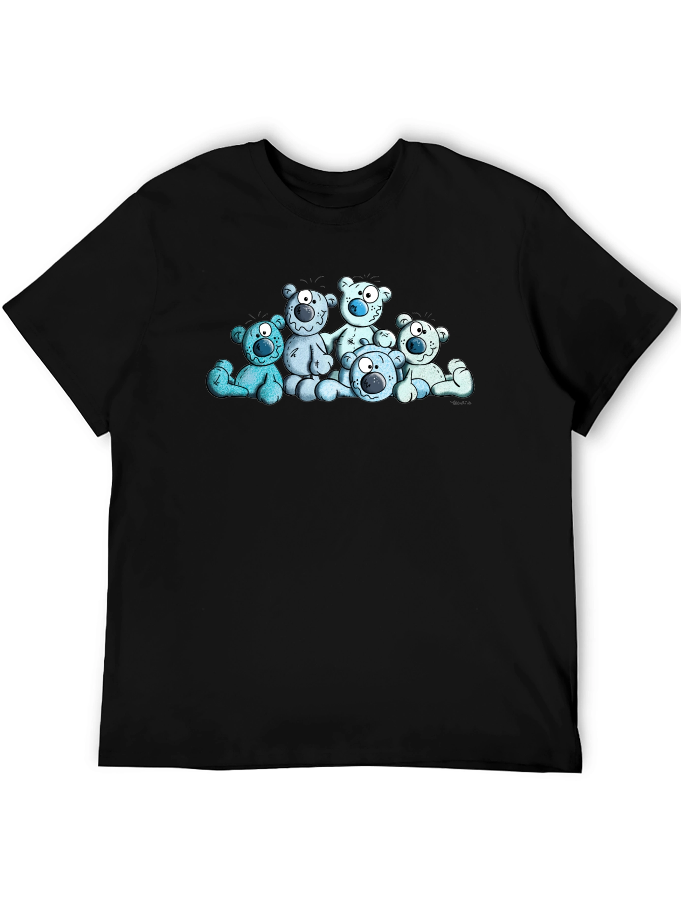 Cartoon Bear Graphic T-Shirt