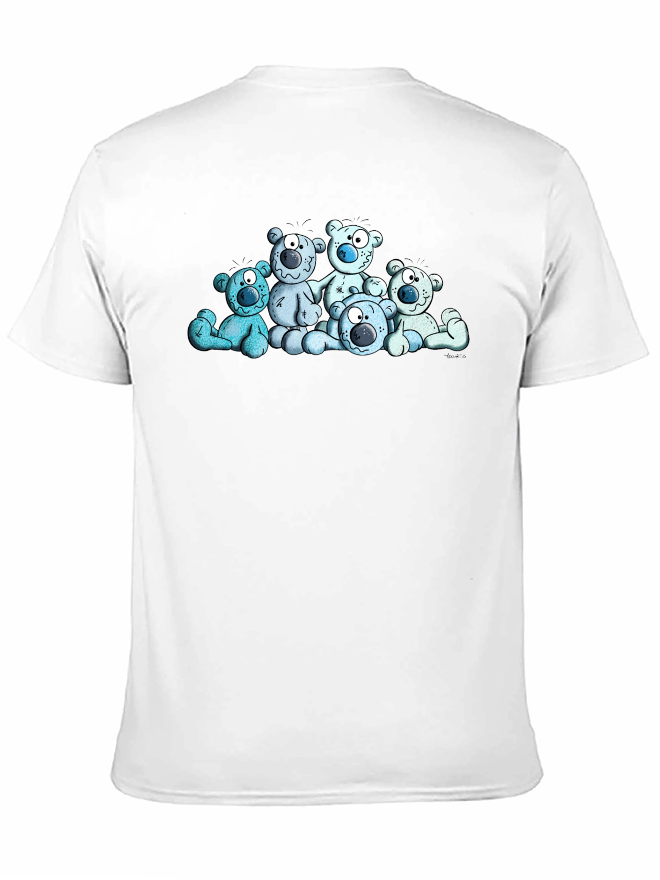 Cartoon Bear Graphic T-Shirt