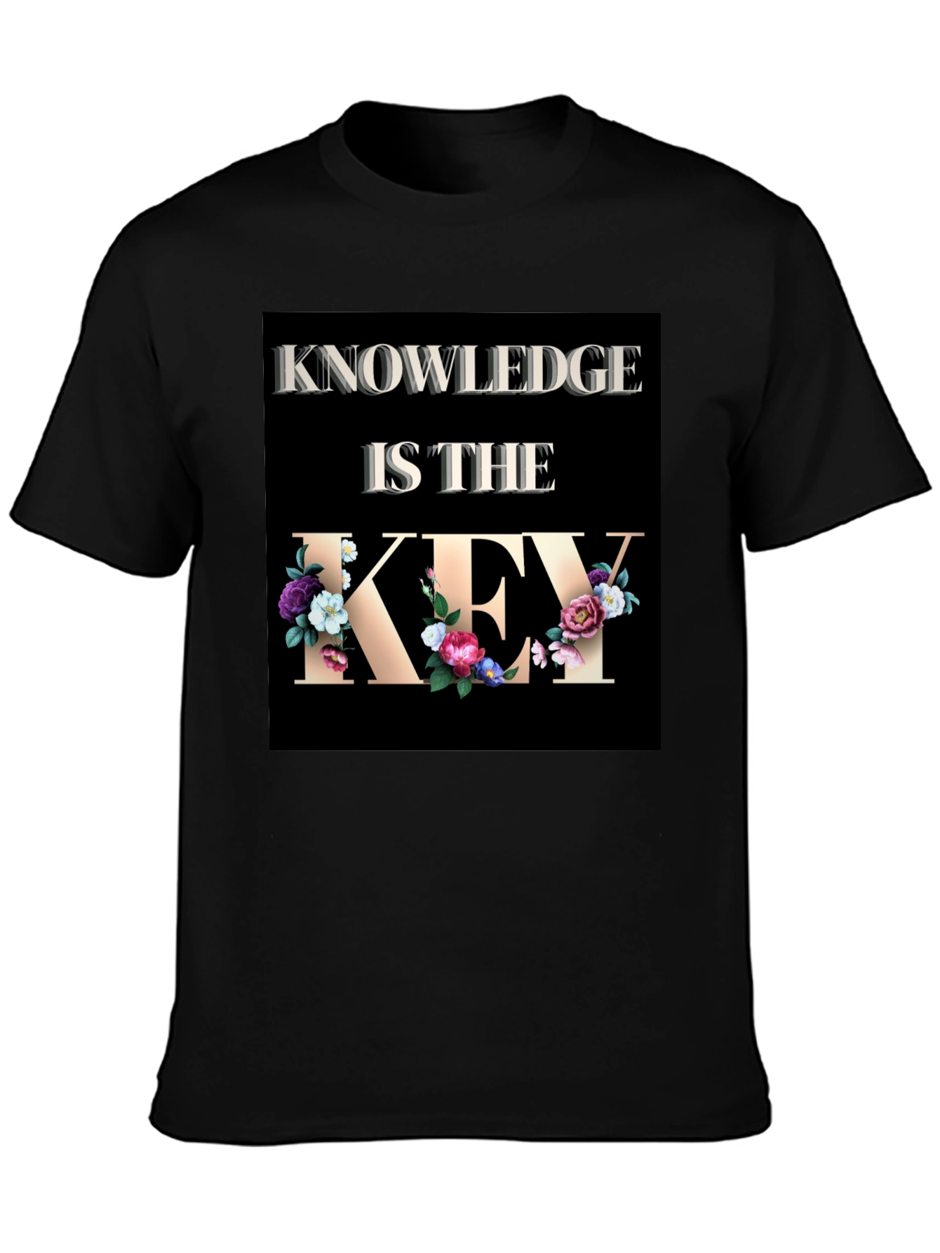 Knowledge Is The Key Graphic T-Shirt