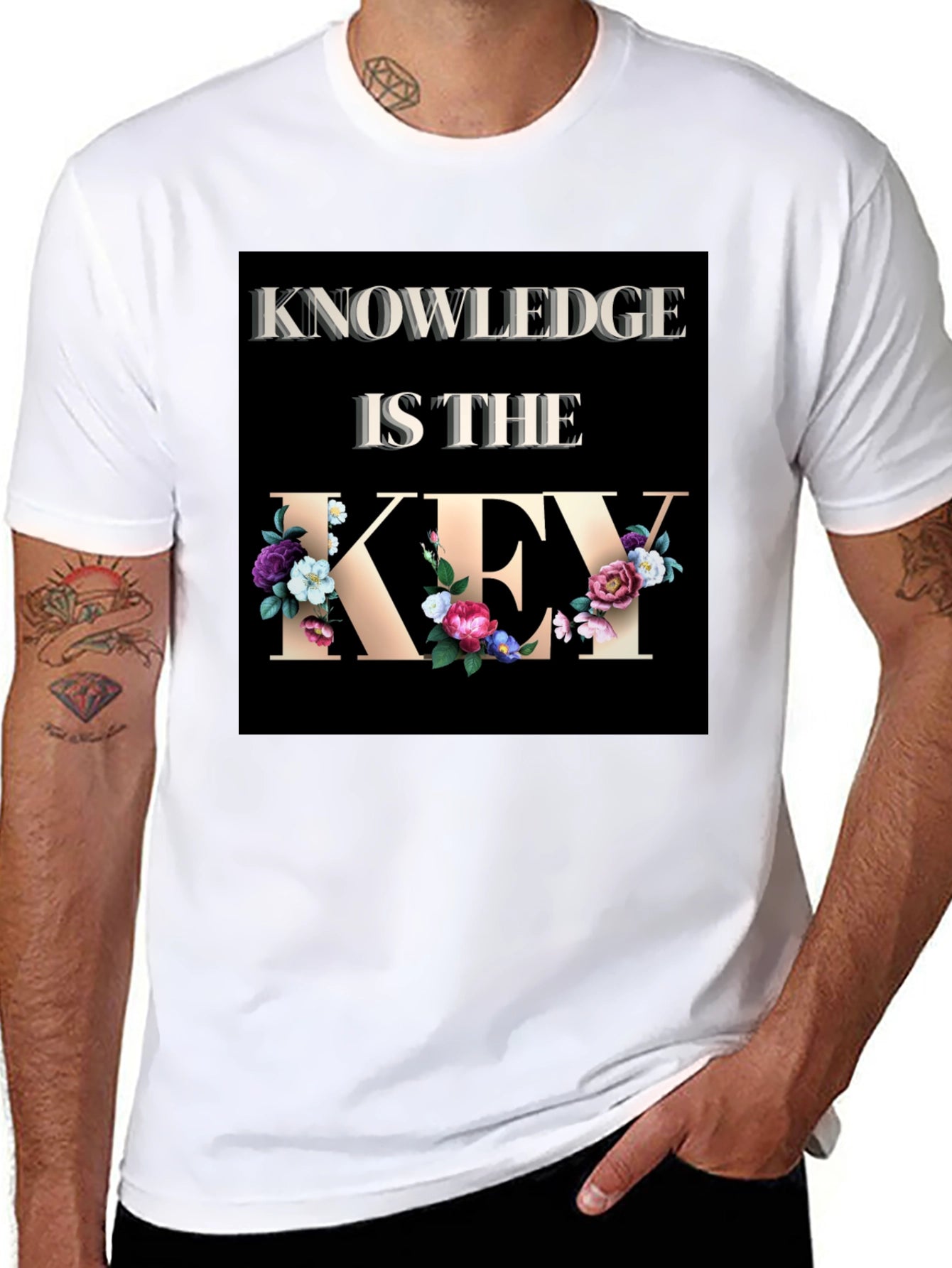 Knowledge Is The Key Graphic T-Shirt