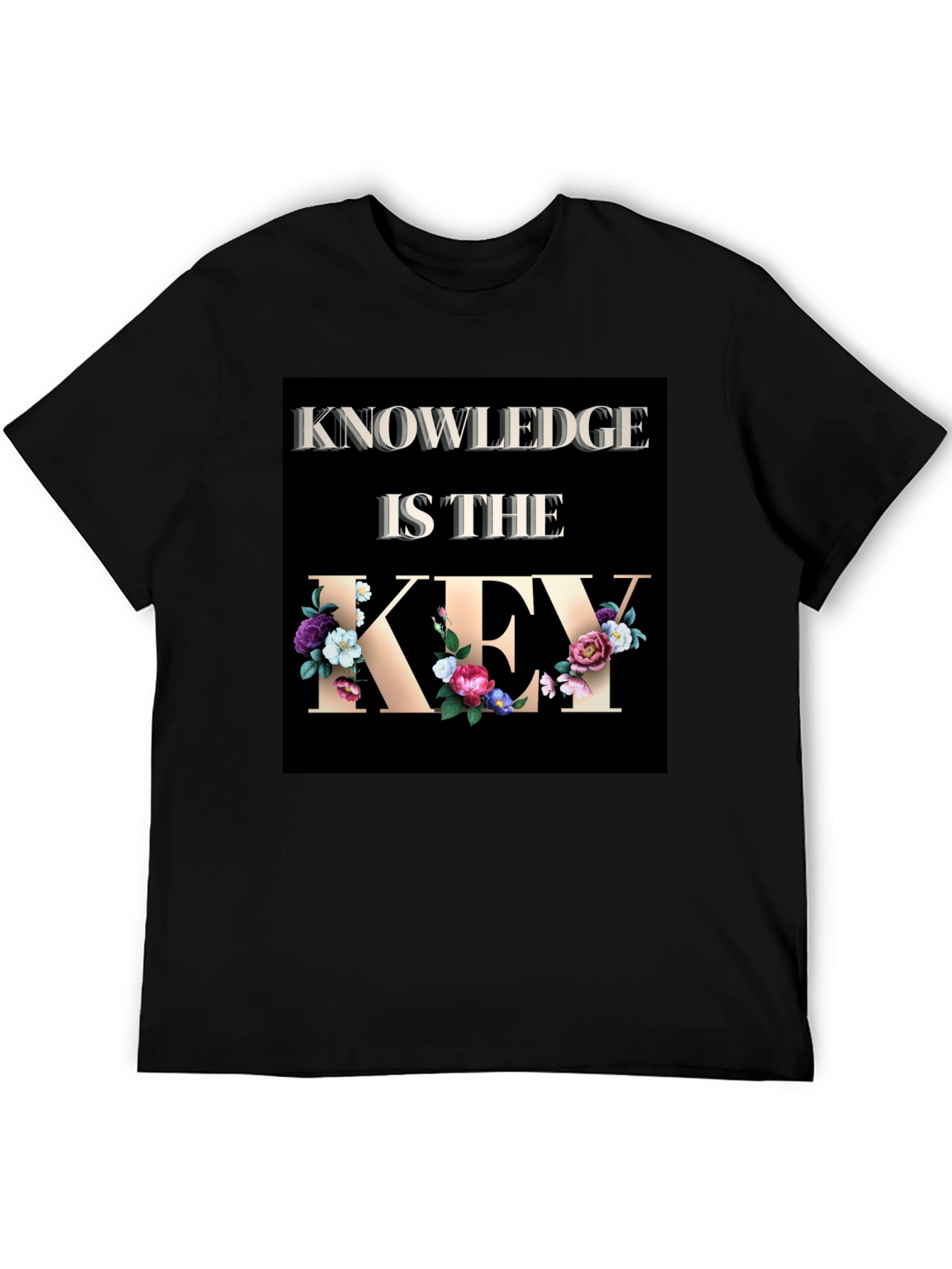 Knowledge Is The Key Graphic T-Shirt