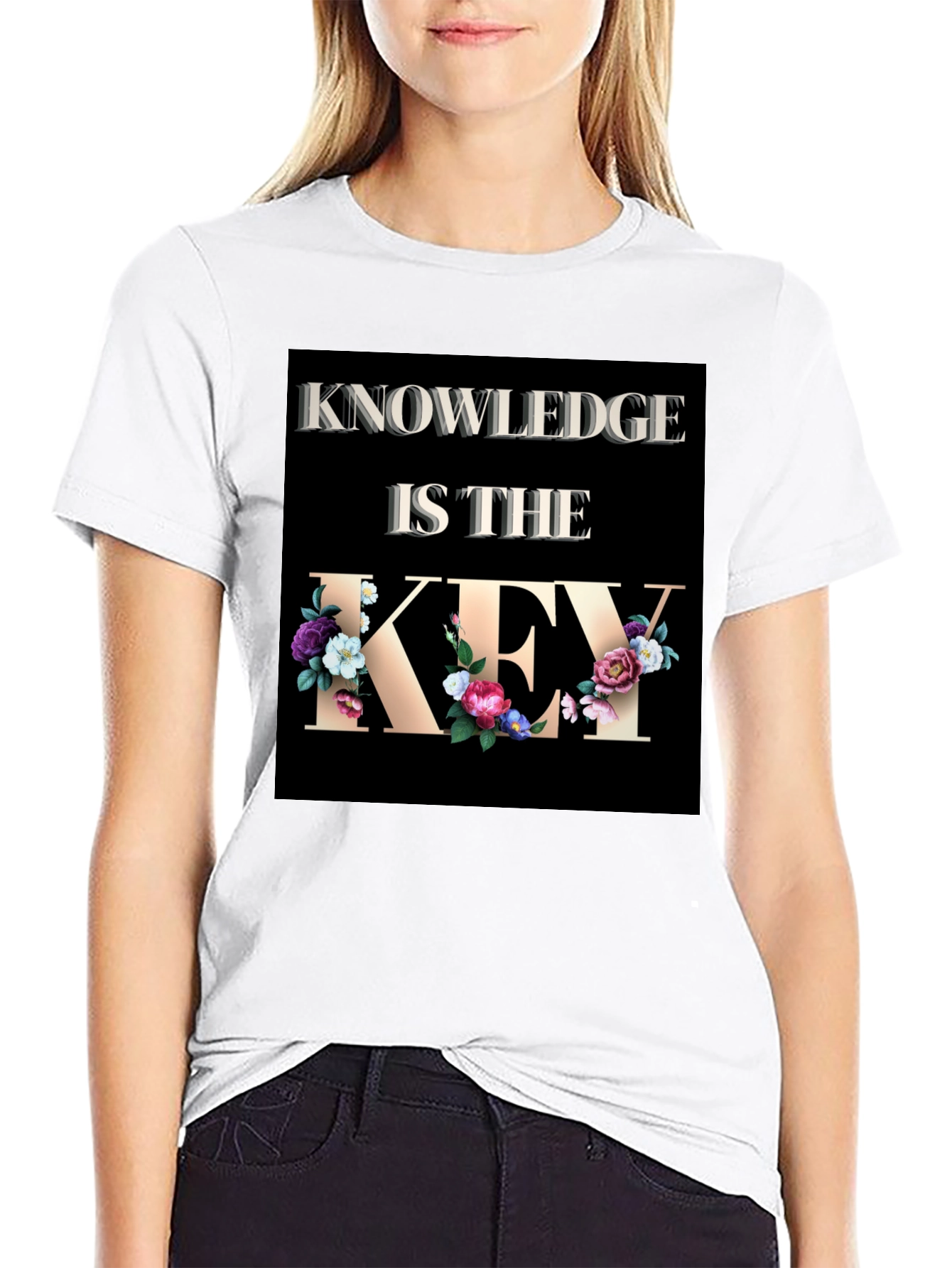 Knowledge Is The Key Graphic T-Shirt