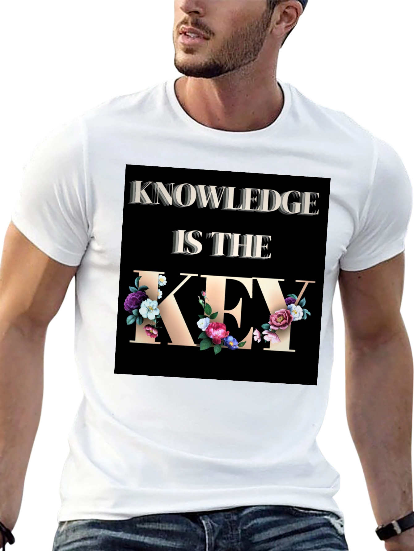 Knowledge Is The Key Graphic T-Shirt