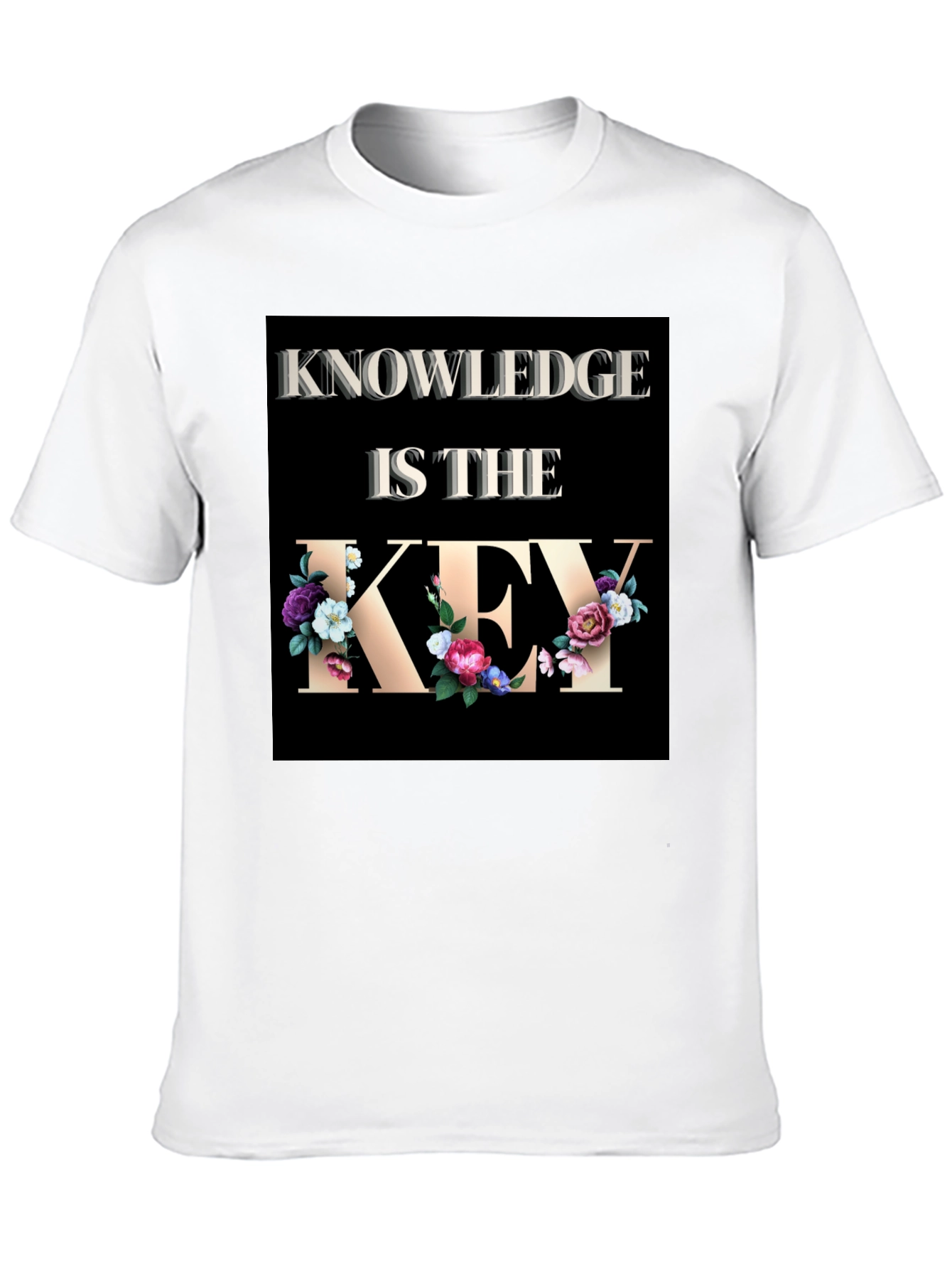 Knowledge Is The Key Graphic T-Shirt
