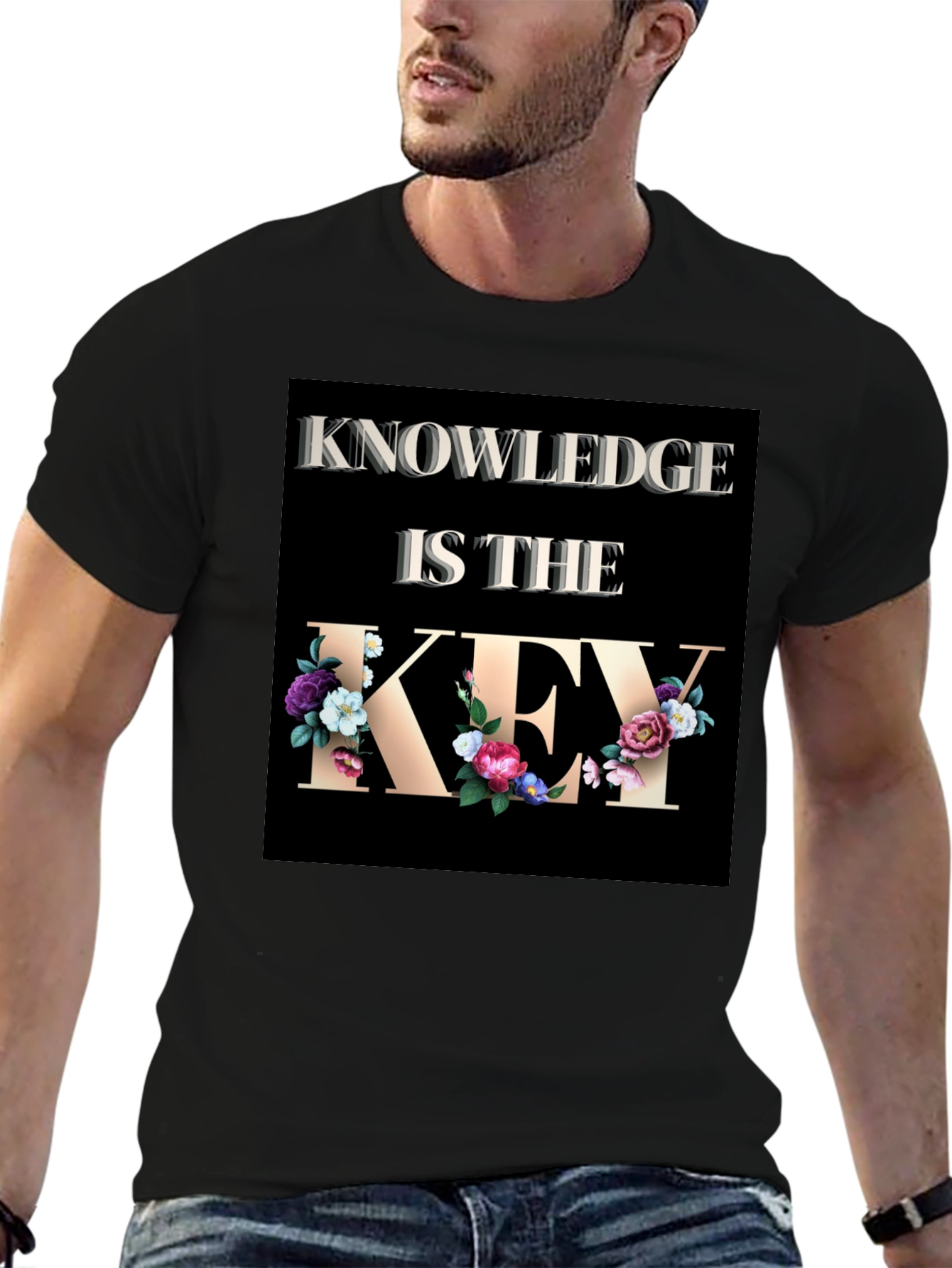 Knowledge Is The Key Graphic T-Shirt