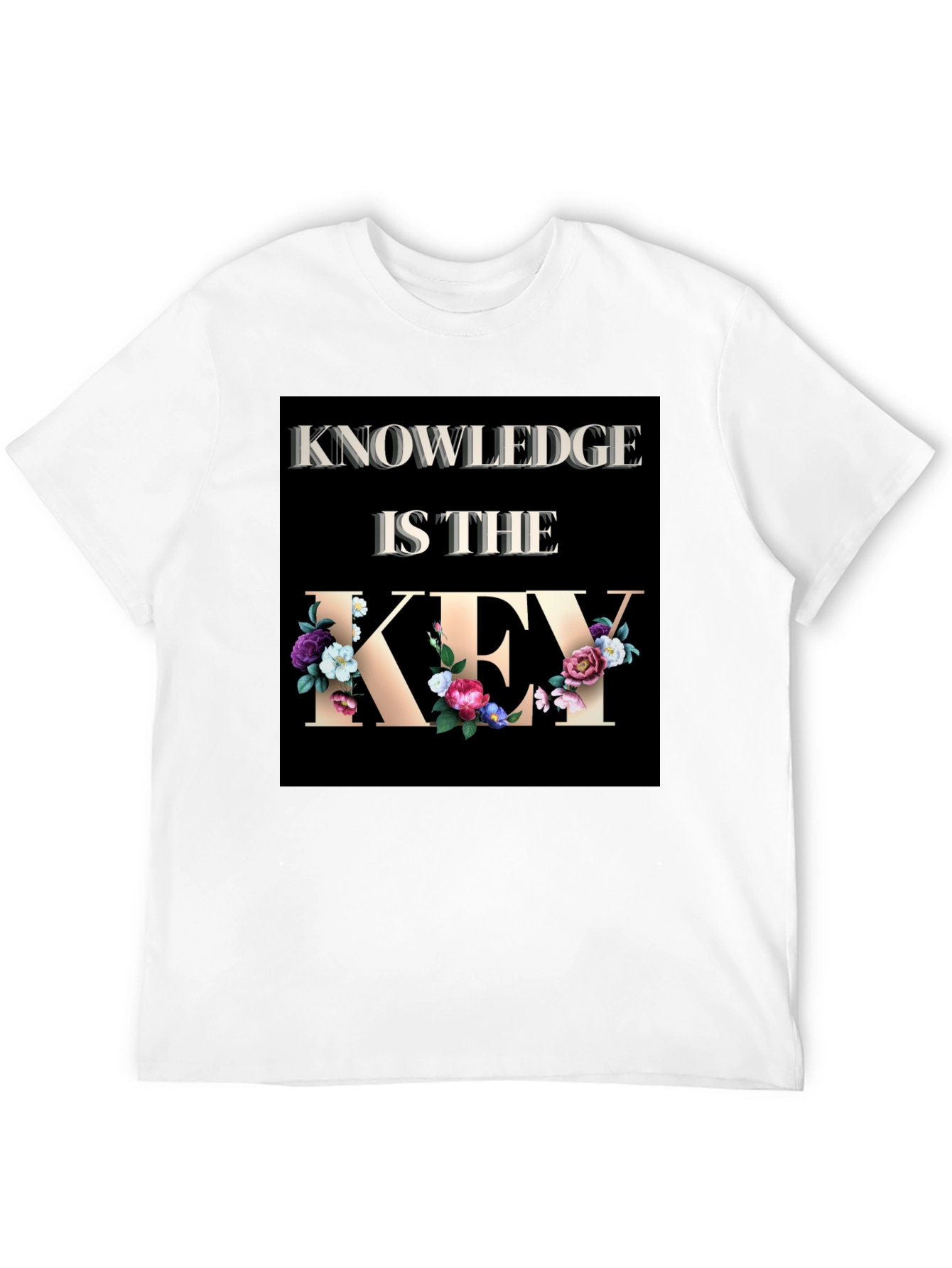 Knowledge Is The Key Graphic T-Shirt