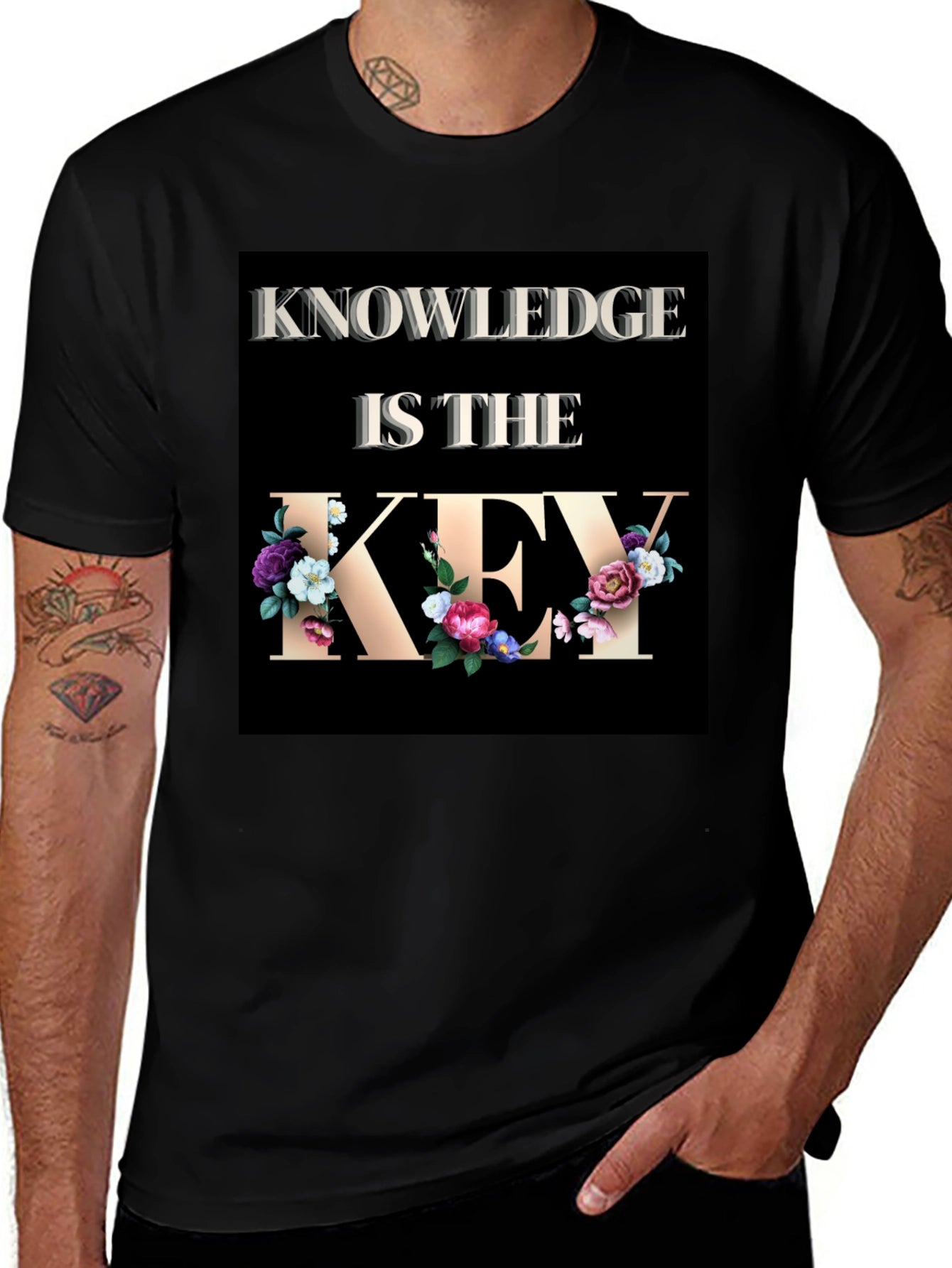 Knowledge Is The Key Graphic T-Shirt