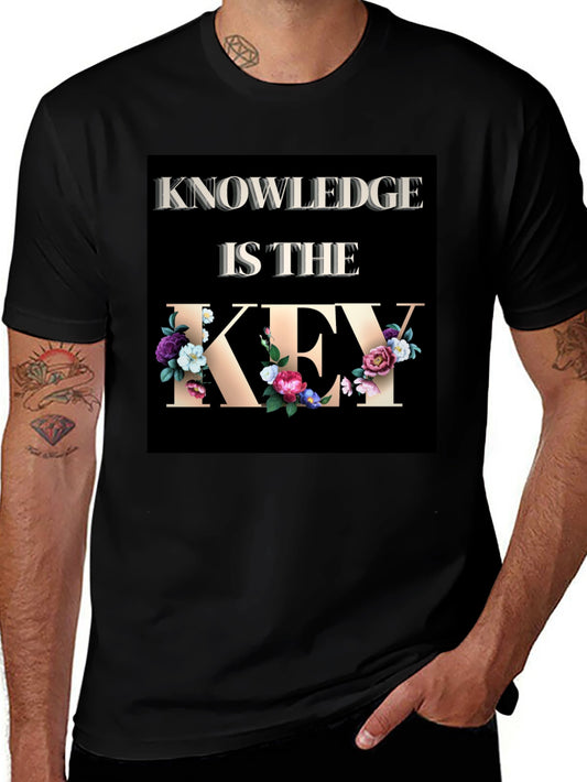 Knowledge Is The Key Graphic T-Shirt
