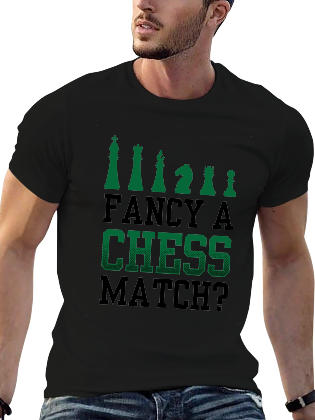 Chess Match Graphic T-Shirt