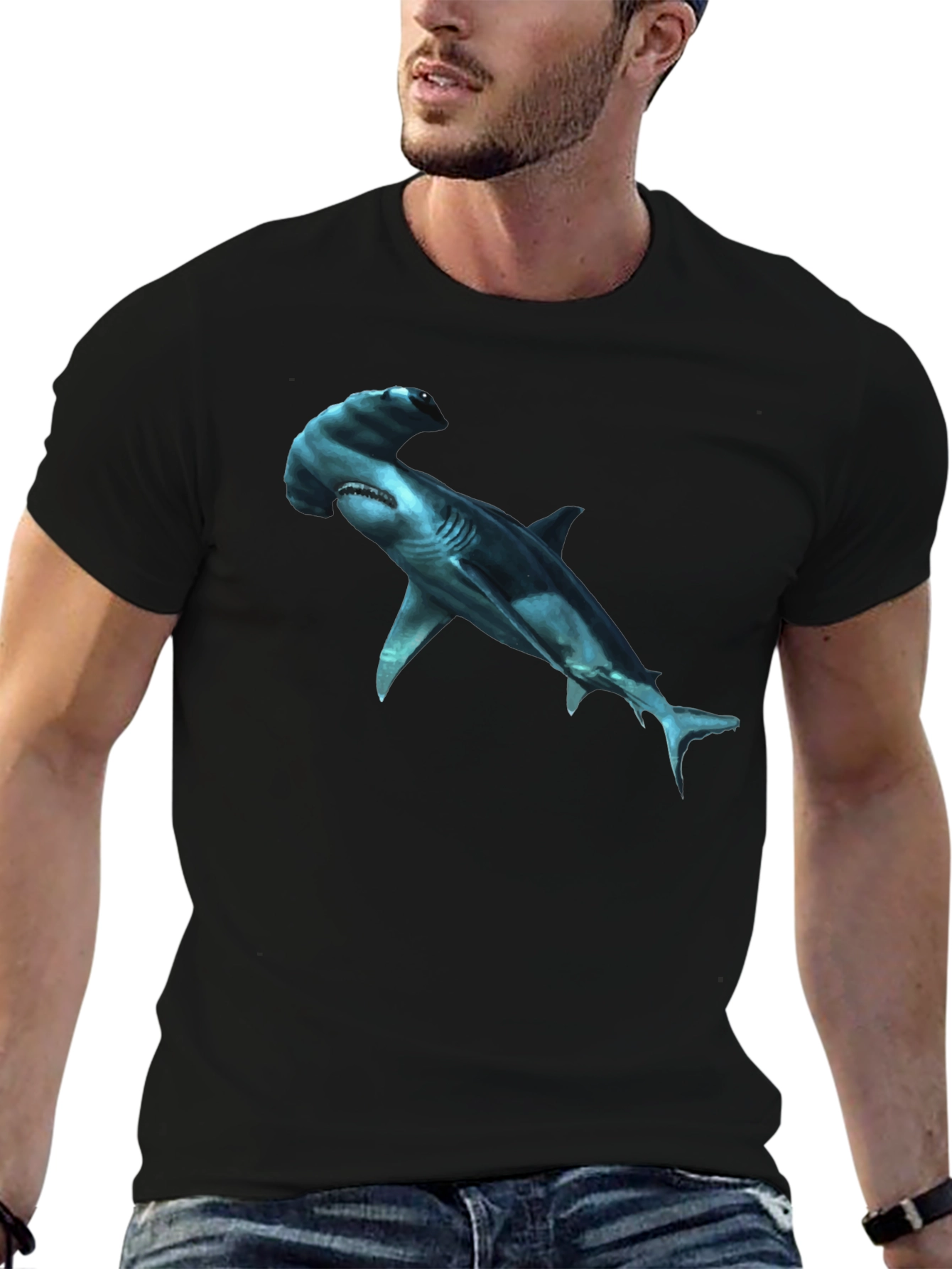 Hammerhead Shark Graphic T-Shirt