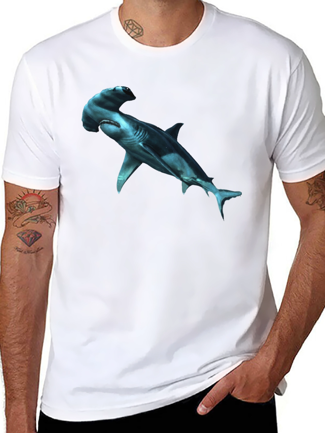 Hammerhead Shark Graphic T-Shirt