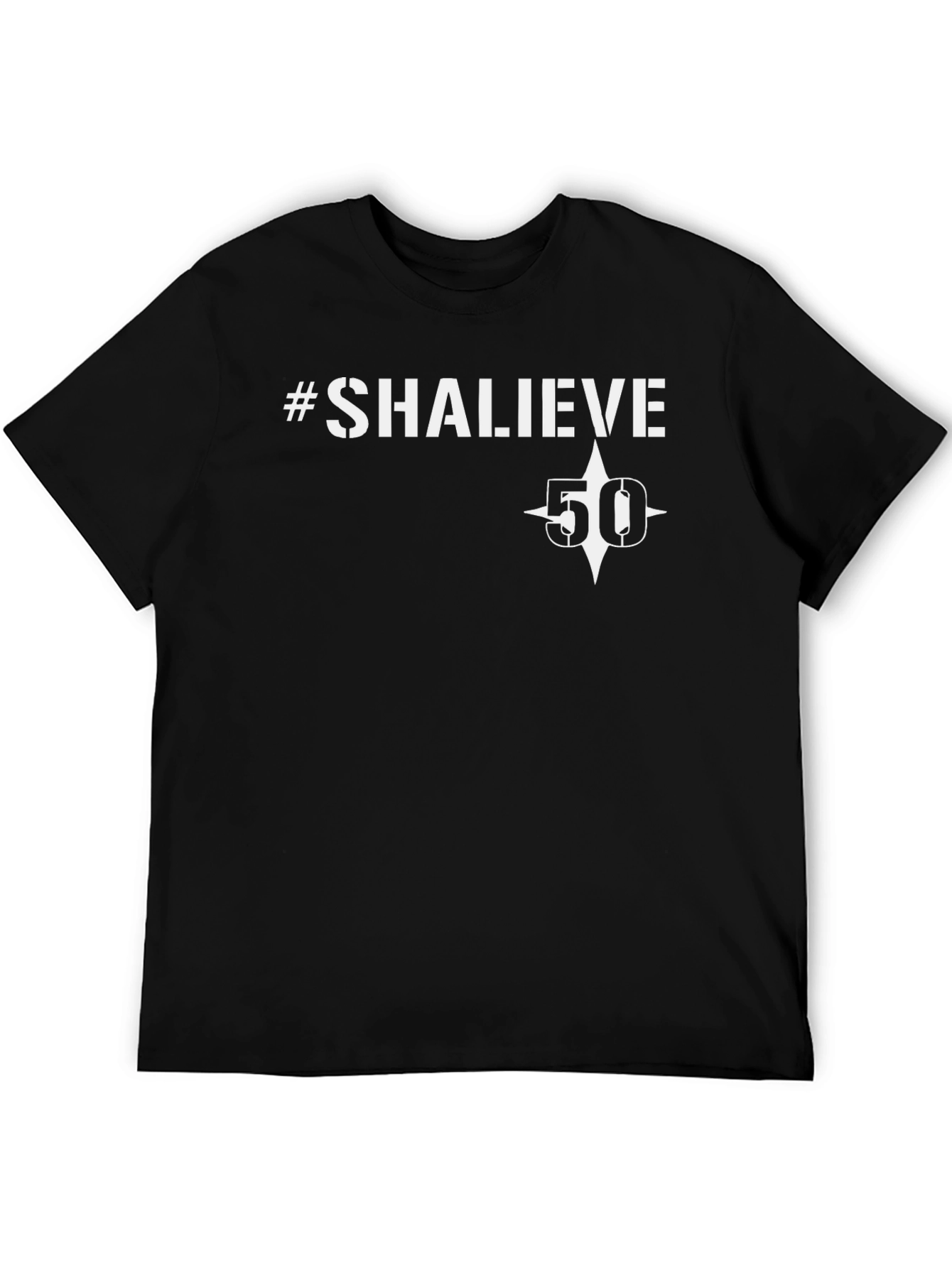 SHALIEVE 50th Birthday Black T-Shirt