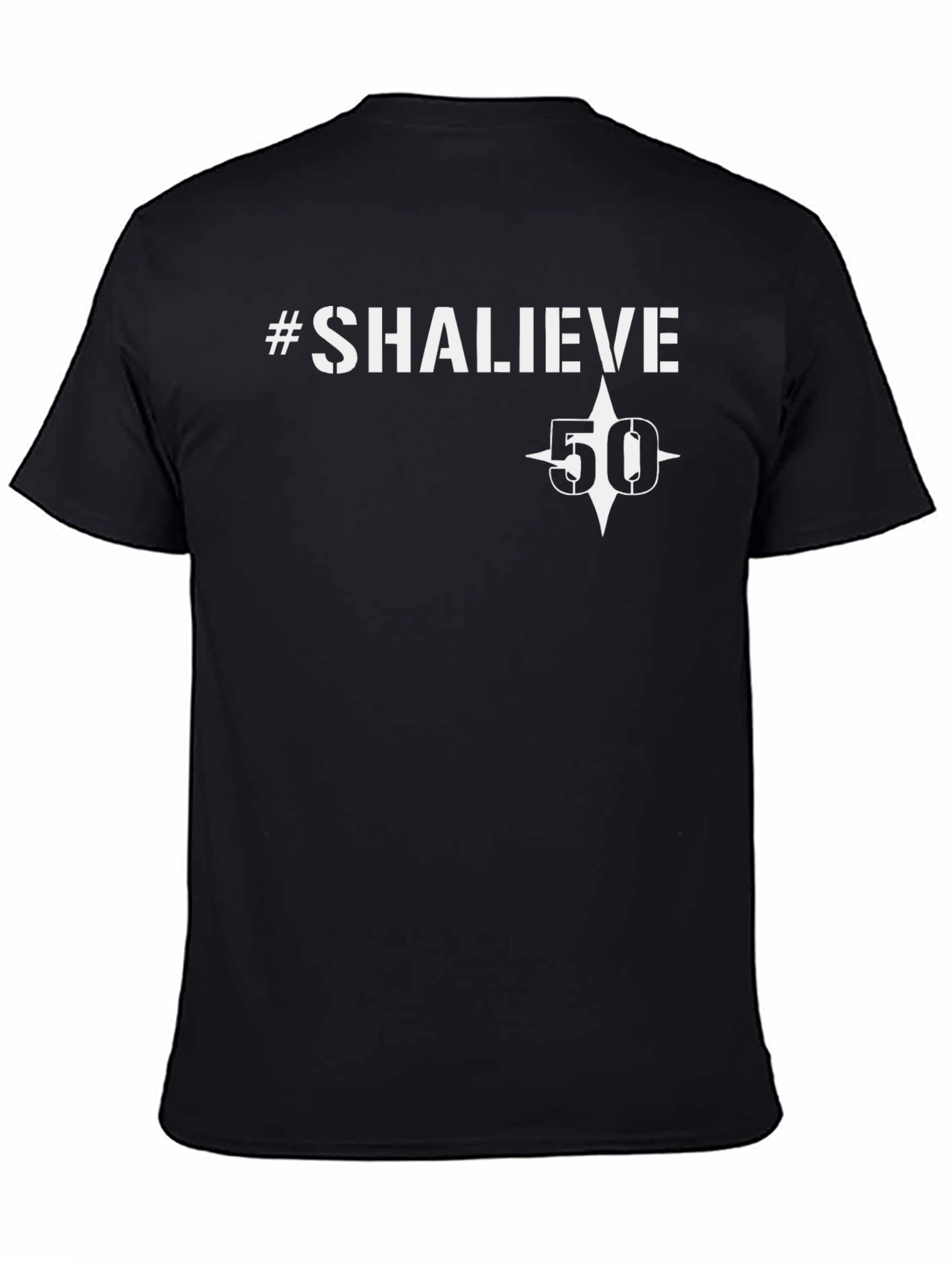 SHALIEVE 50th Birthday Black T-Shirt