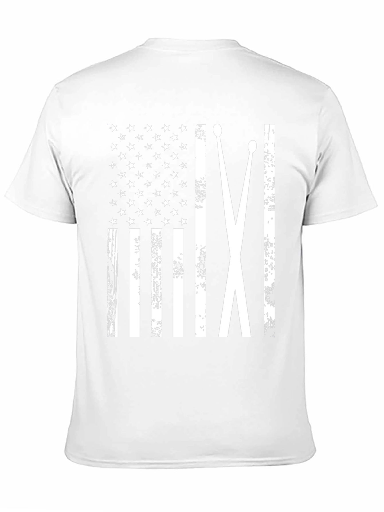Drummer American Flag Graphic Tee