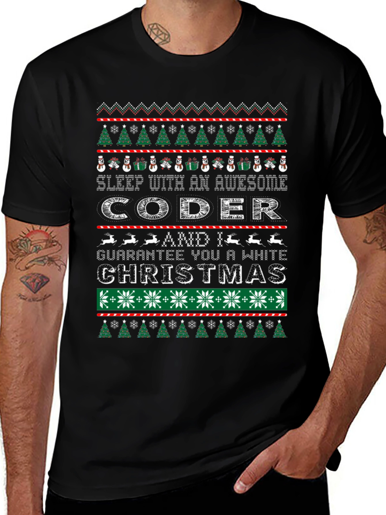Awesome Coder Christmas T-Shirt