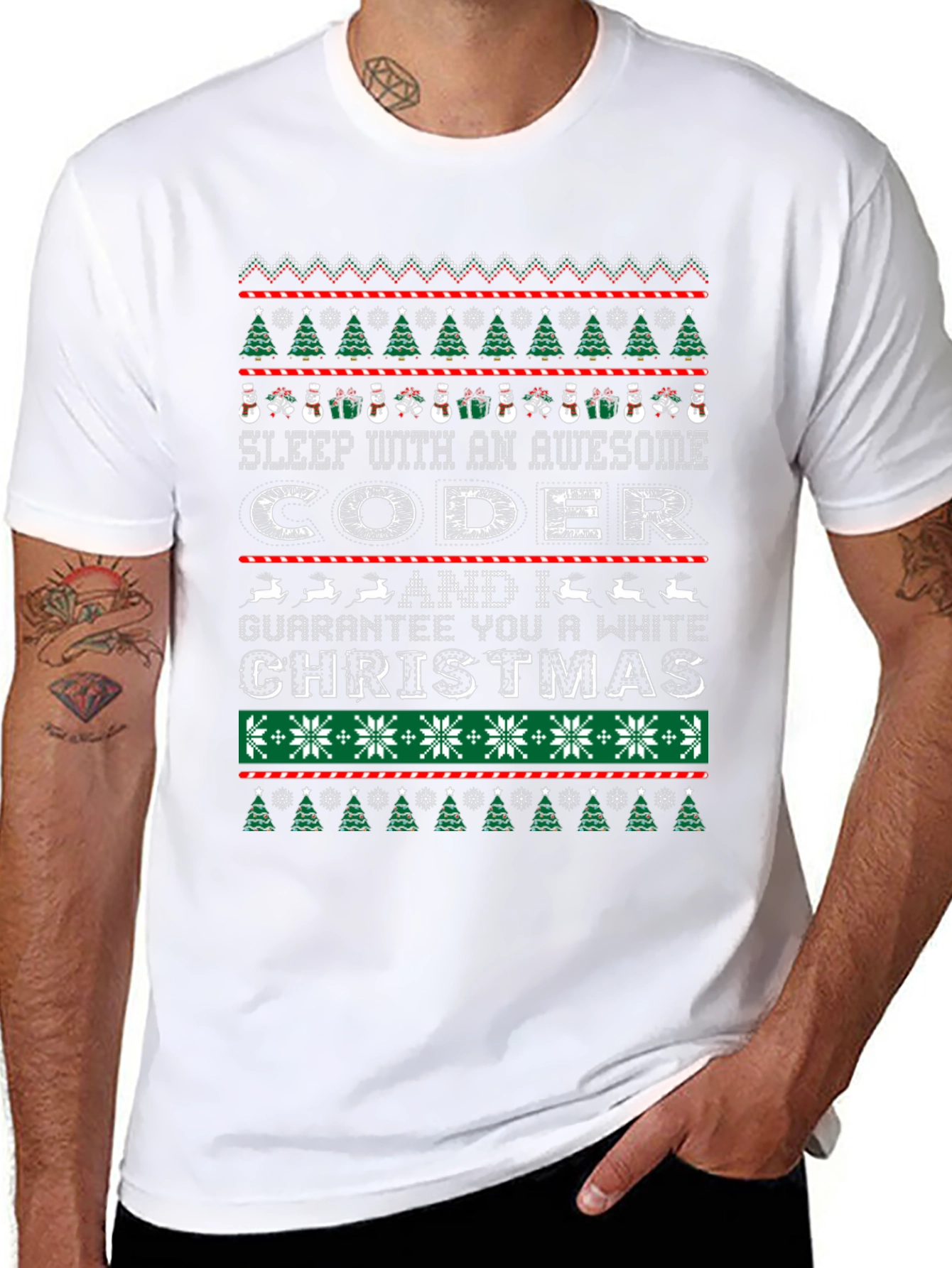 Awesome Coder Christmas T-Shirt