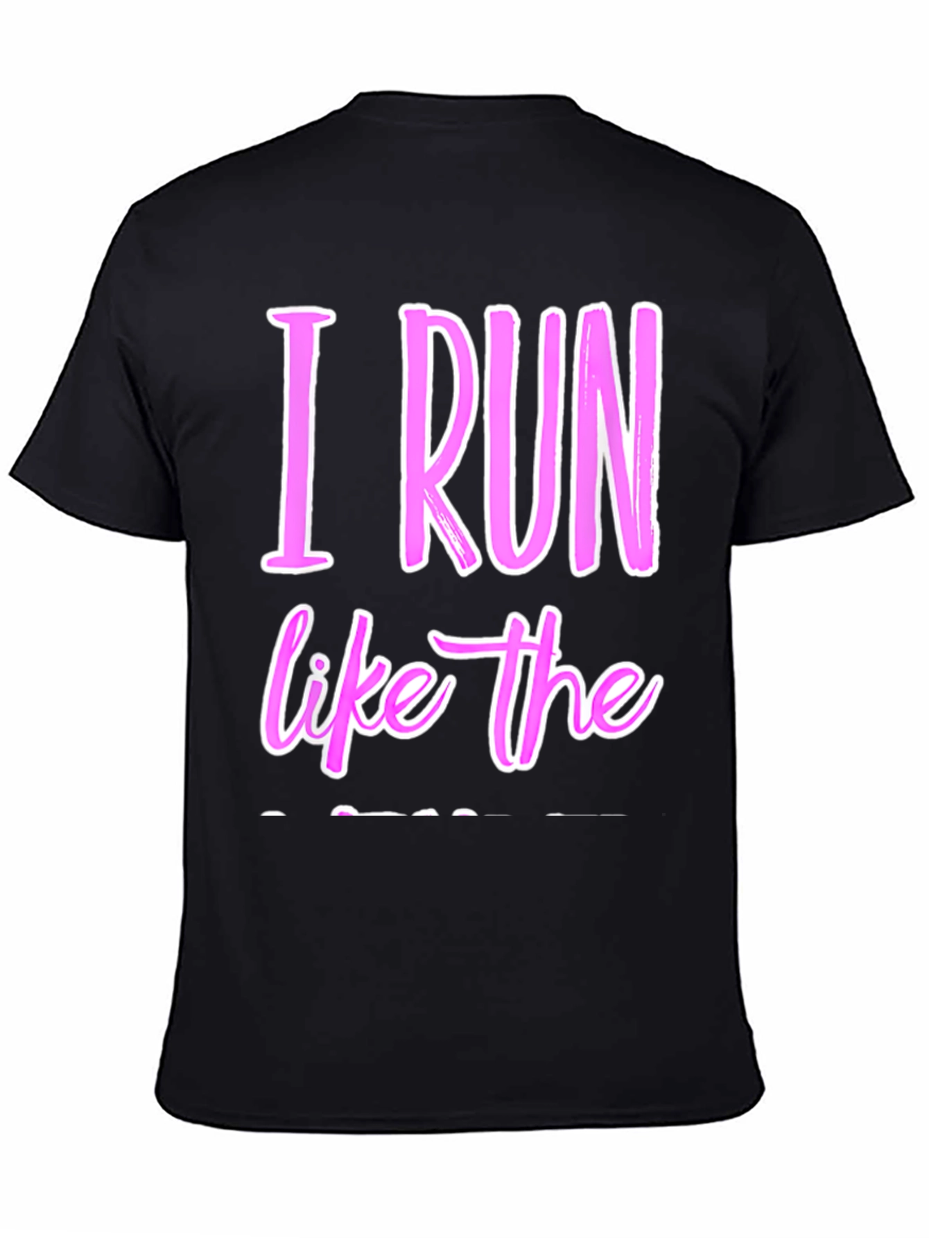 I Run Like The Wind Black T-Shirt