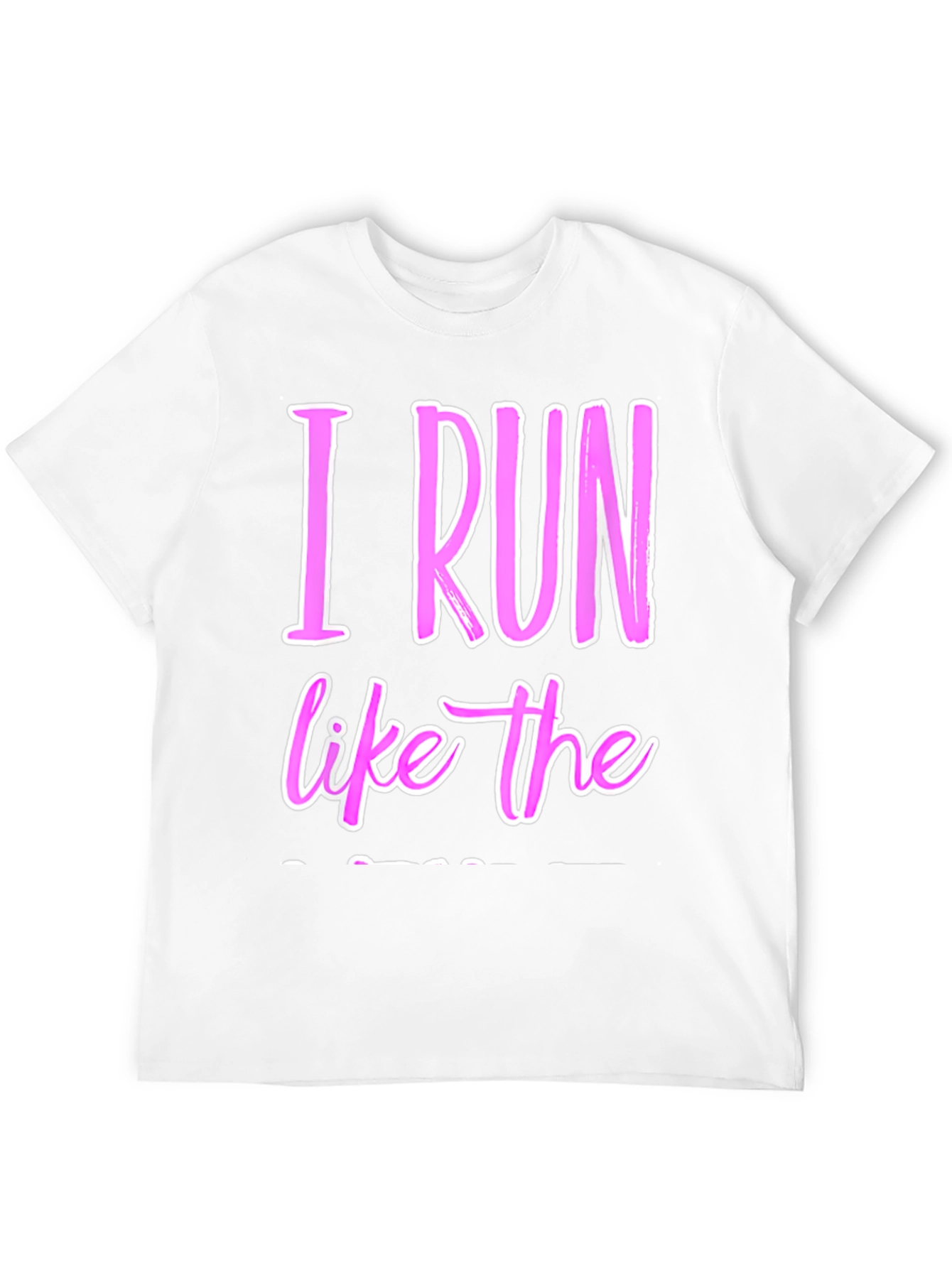 I Run Like The Wind Black T-Shirt