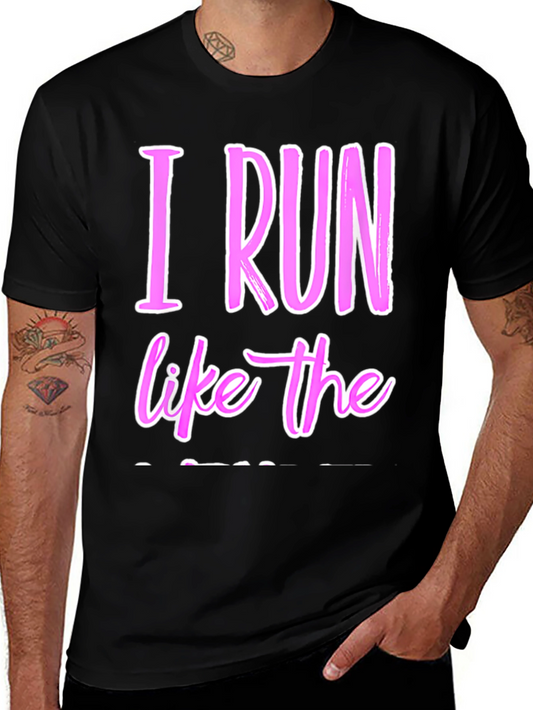 I Run Like The Wind Black T-Shirt