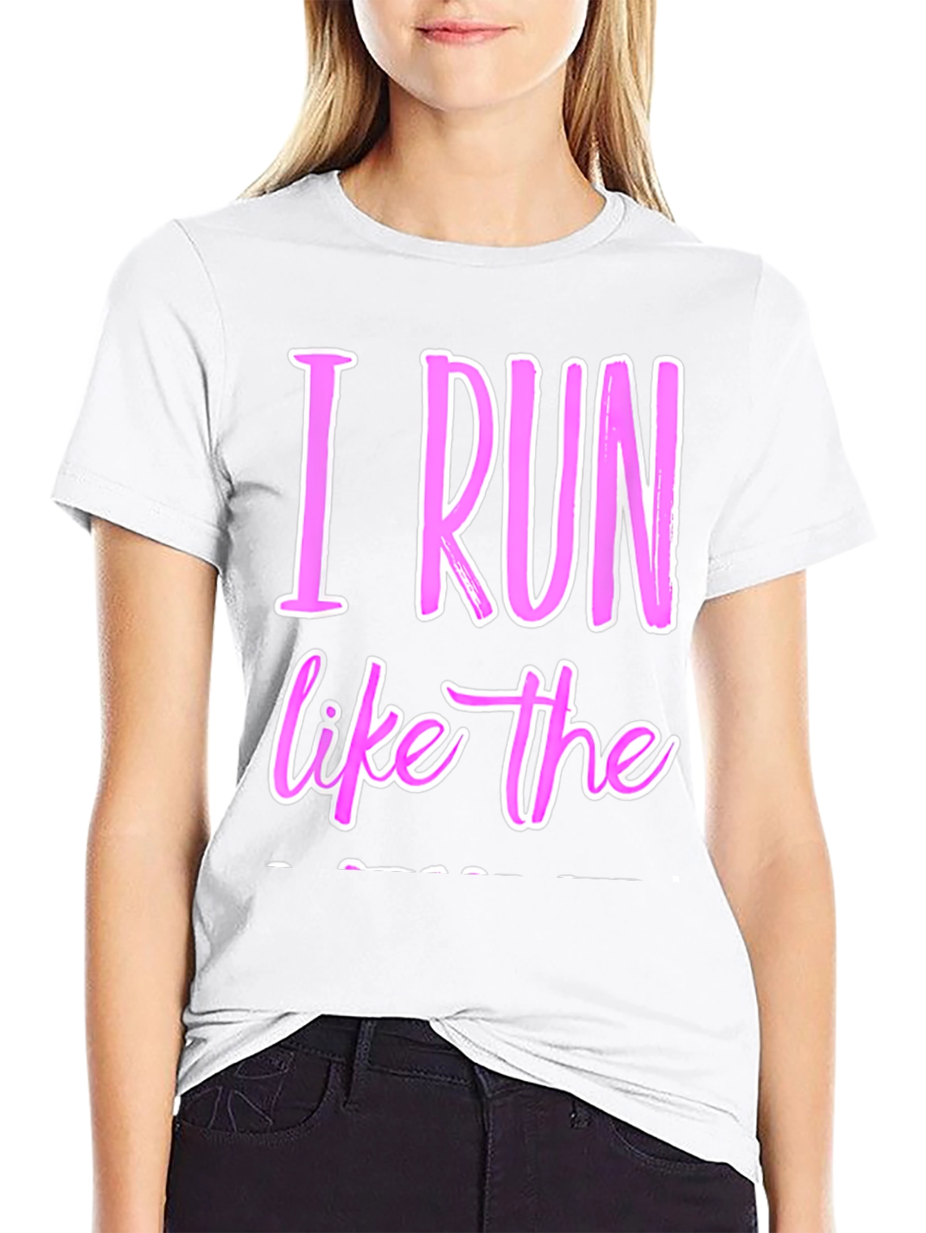 I Run Like The Wind Black T-Shirt