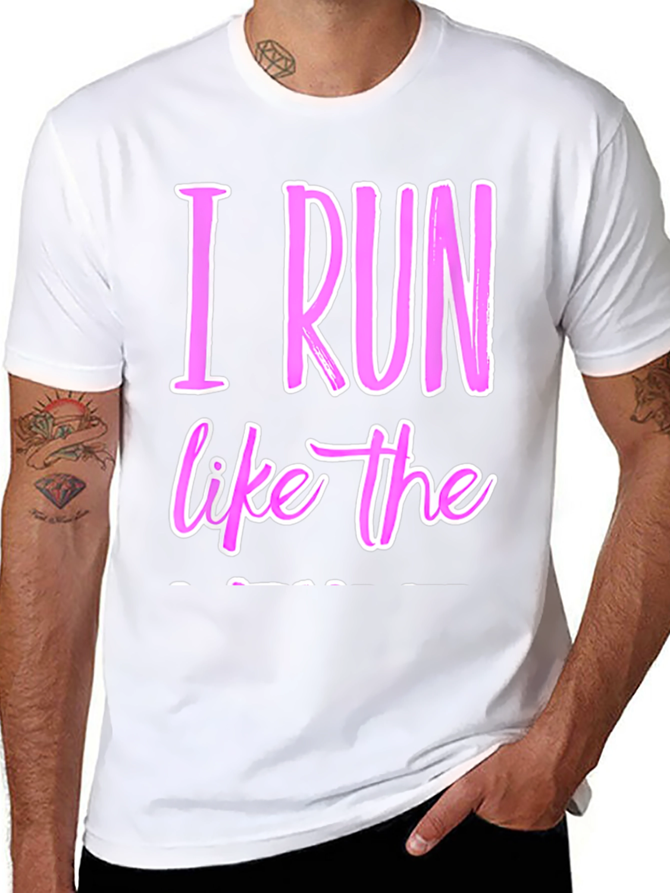 I Run Like The Wind Black T-Shirt