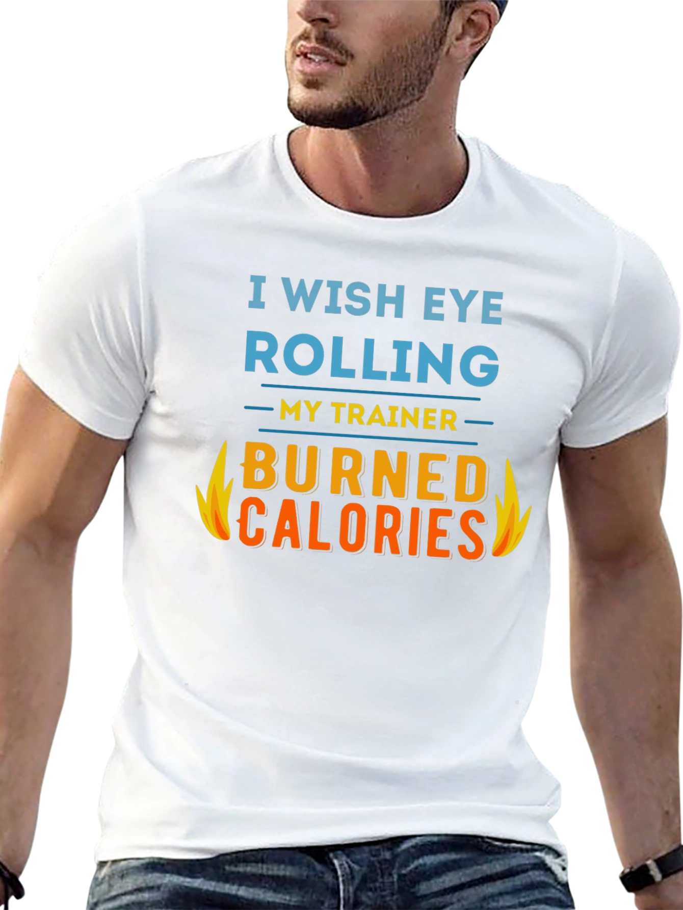 Funny Trainer Workout T-Shirt - Burned Calories