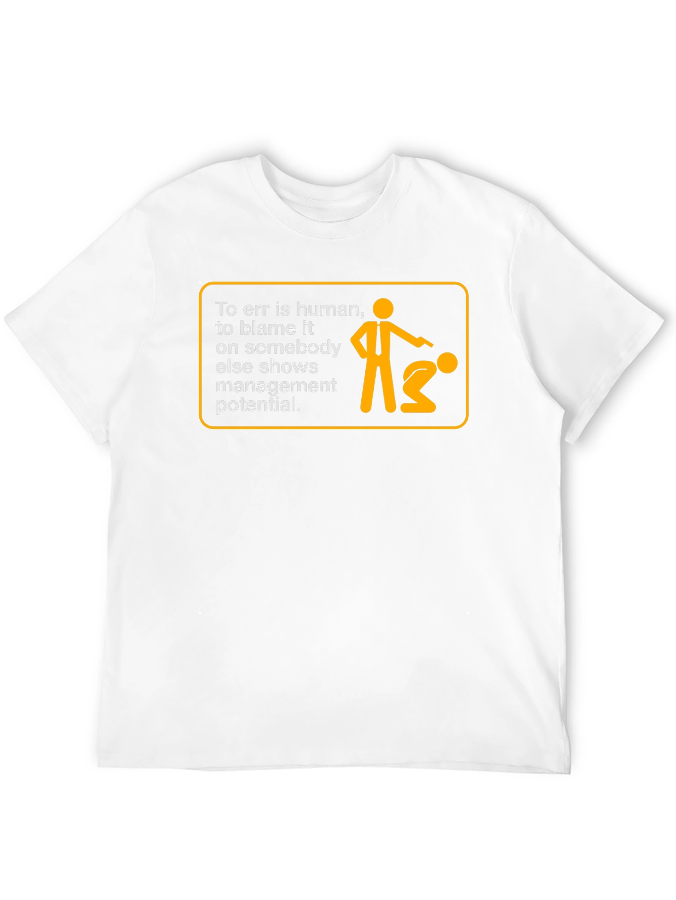 Humorous To Err is Human Graphic T-Shirt