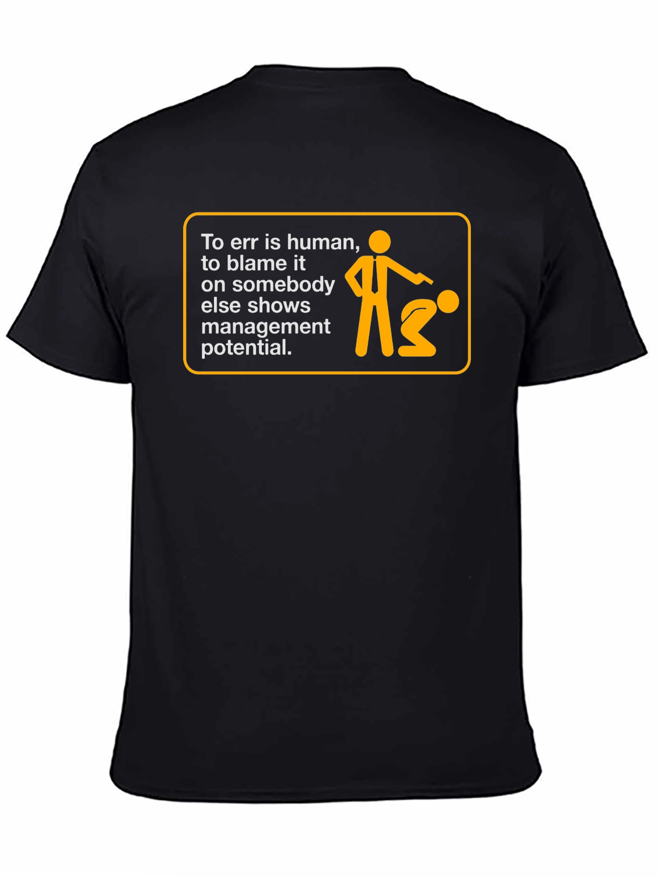 Humorous To Err is Human Graphic T-Shirt