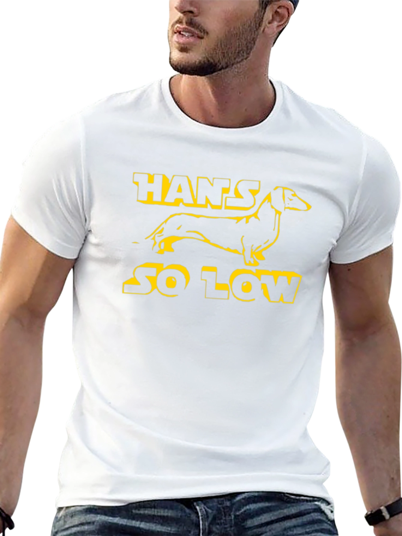 Hans So Low T-Shirt - Dachshund Tee