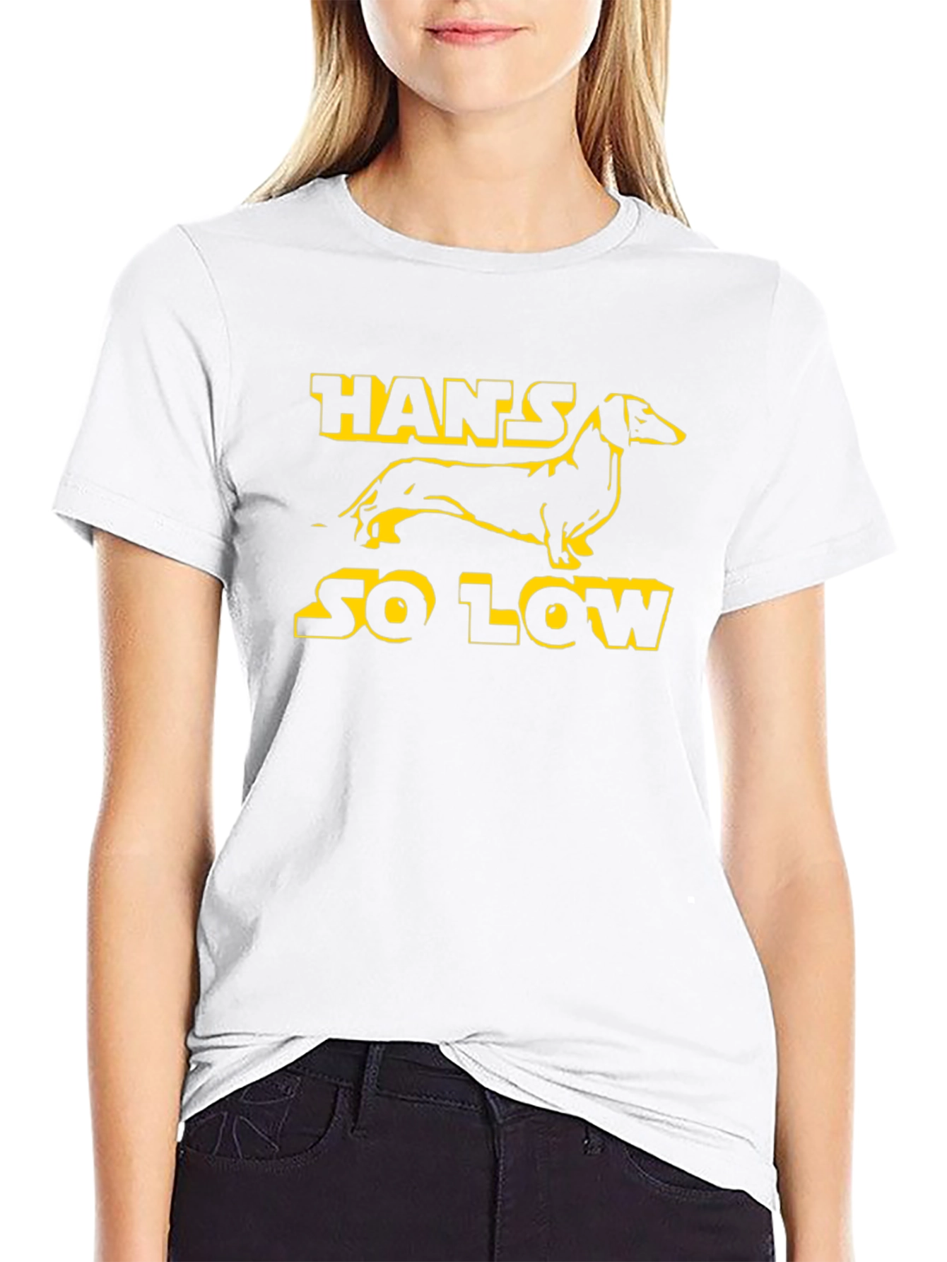 Hans So Low T-Shirt - Dachshund Tee