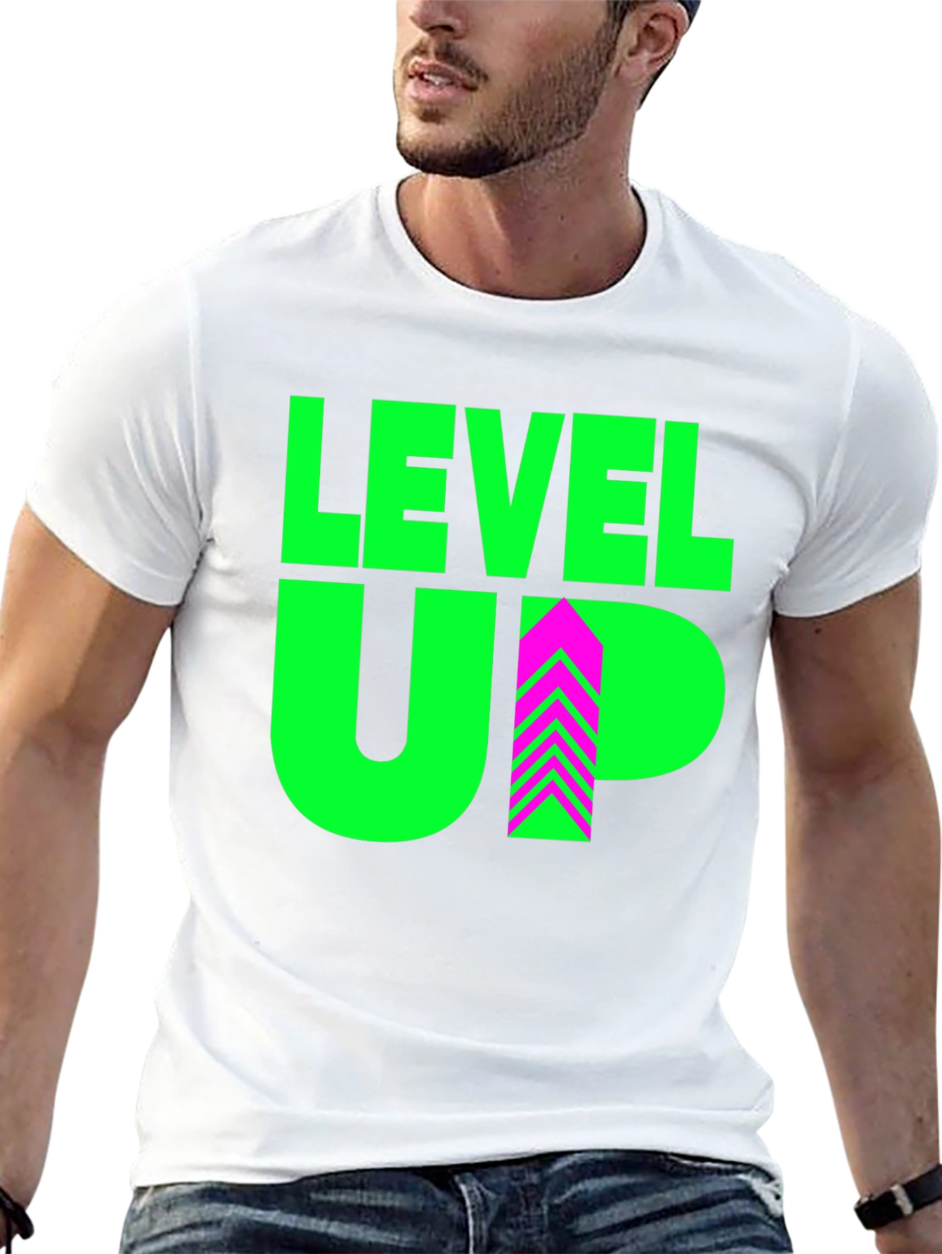 Level Up Graphic Tee - Black